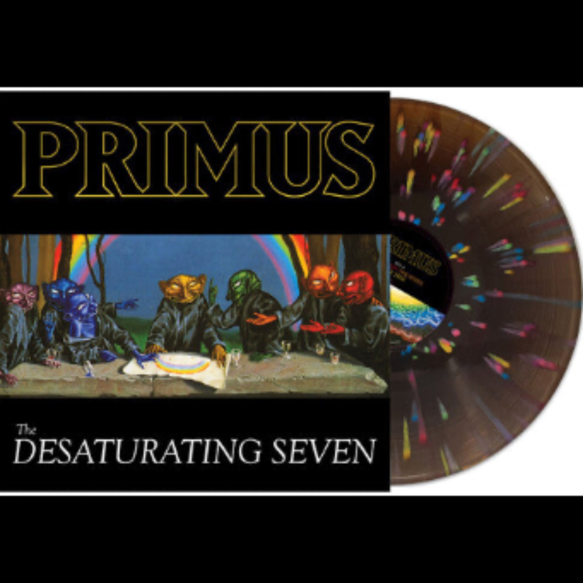 PRIMUS 'THE DESATURATING SEVEN' LP (Midnight Rainbow Vinyl)