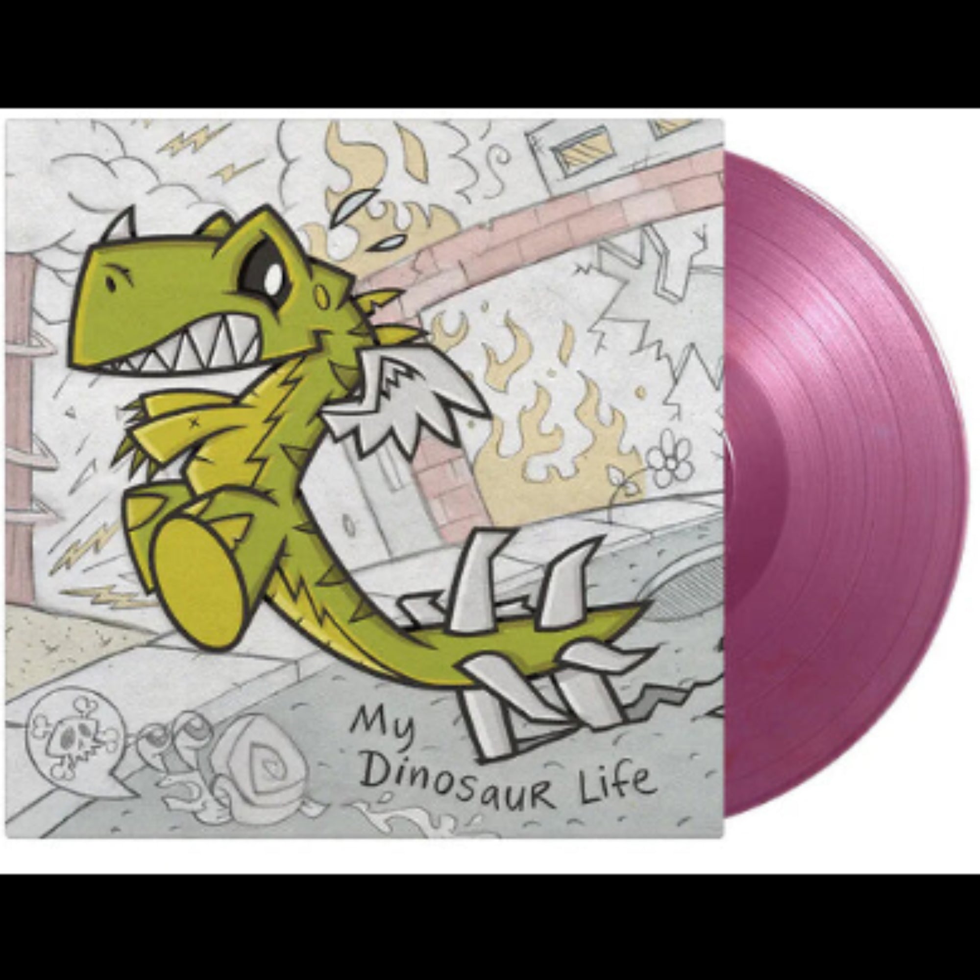 MOTION CITY SOUNDTRACK 'MY DINOSAUR LIFE' LP (Purple & Red Marble Vinyl)