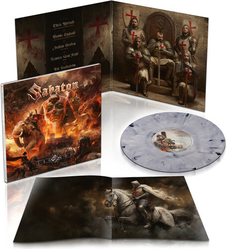SABATON 'LEGENDS' LP - TEMPLARS EDITION - WHITE