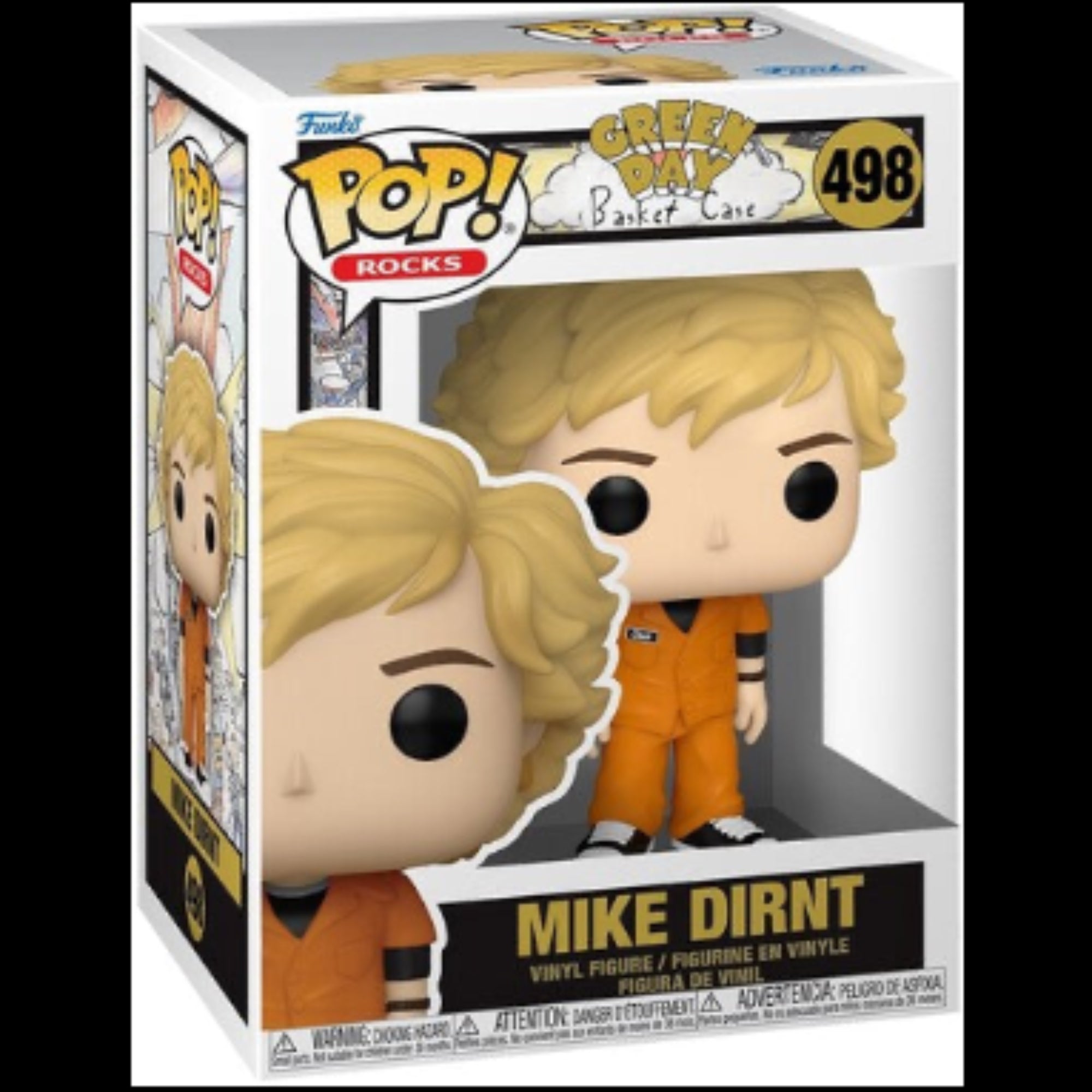 GREEN DAY MIKE DIRNT (BASKET CASE) FUNKO POP! ROCKS FIGURE
