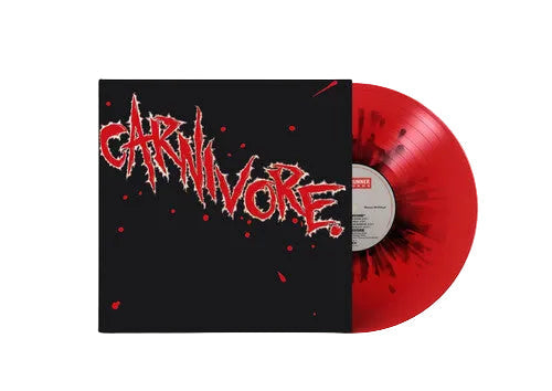 CARNIVORE 'CARNIVORE' LP (Red w/Black Splatter Vinyl)