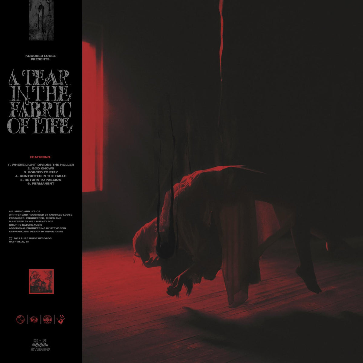 KNOCKED LOOSE 'A TEAR IN THE FABRIC OF LIFE' LP (Toffee Torrent Vinyl)