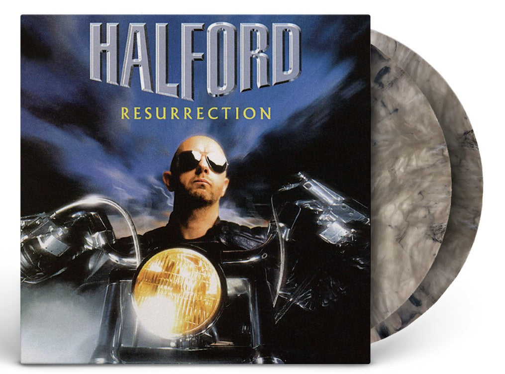 HALFORD ‘RESURRECTION’ LIMITED EDITION COBALT AND SILVER SWIRL 2LP — ONLY 300 MADE