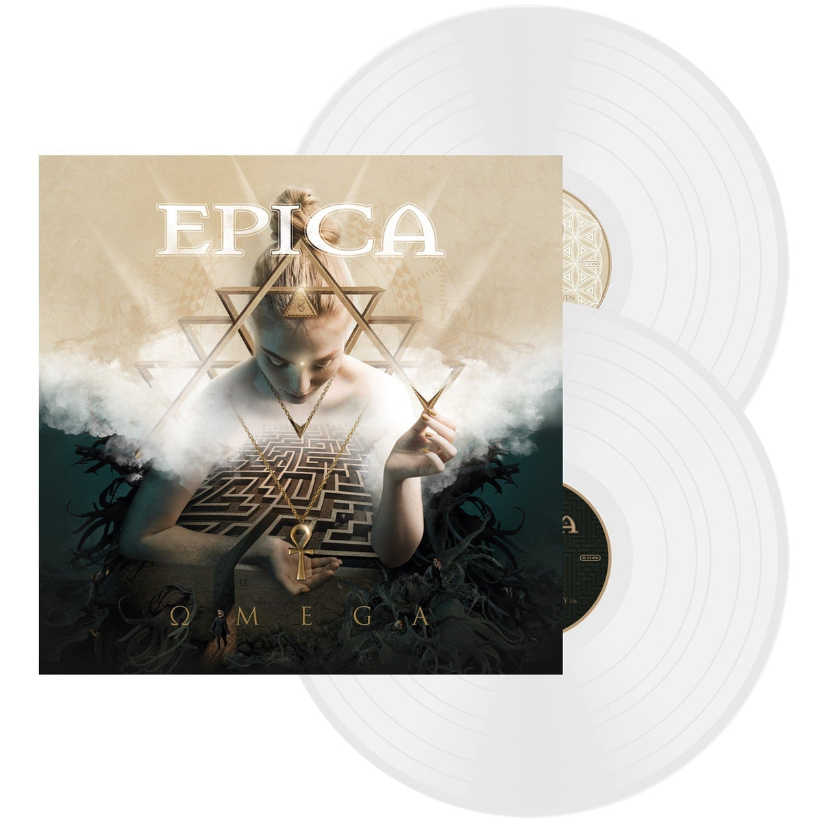 EPICA'OMEGA' LIMITED-EDITION 2LP WHITE VINYL' ONLY 300 MADE