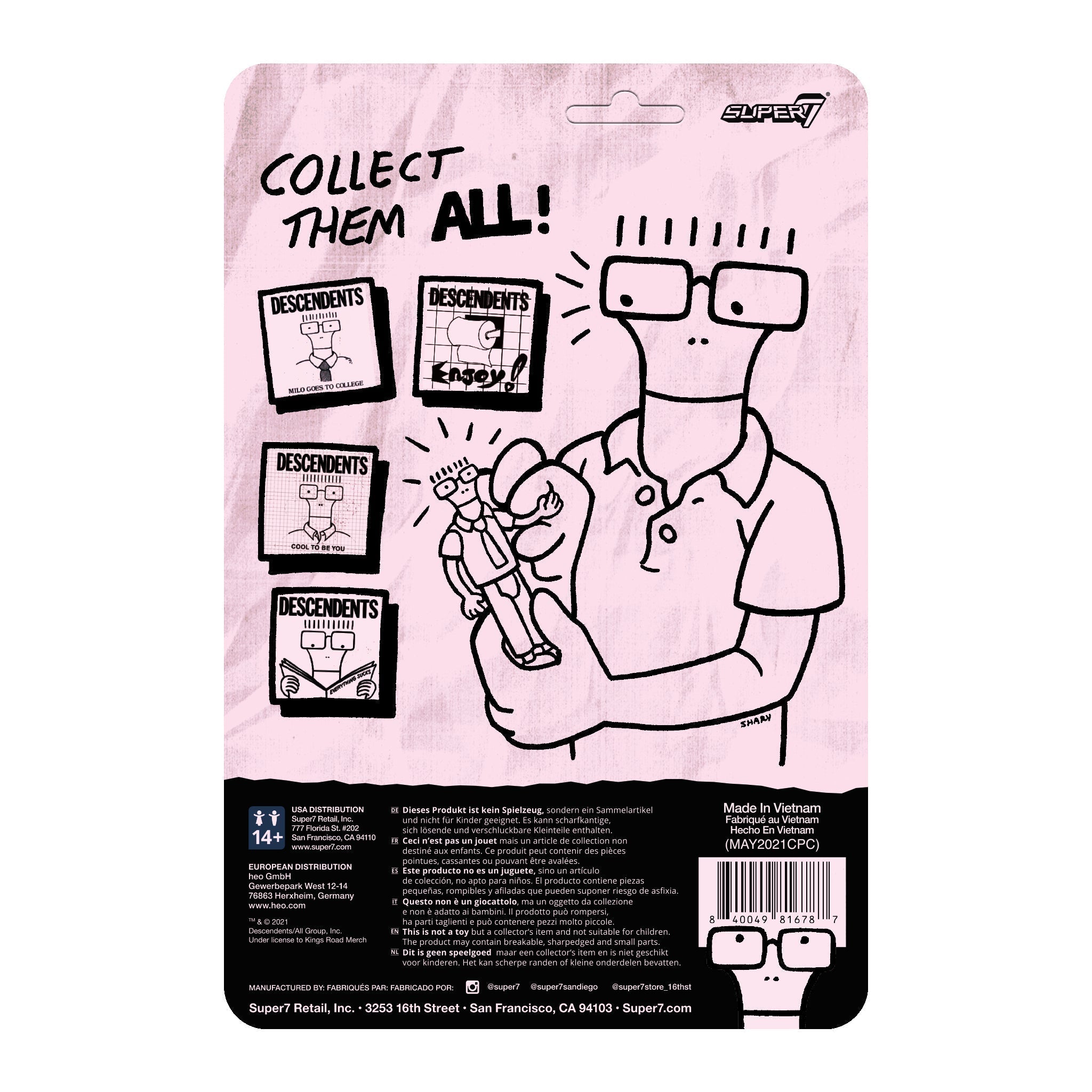 DESCENDENTS REACTION FIGURE - MILO (ENJOY)