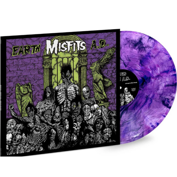 MISFITS 'EARTH A.D./WOLFS BLOOD' LP (Purple Swirl Vinyl)