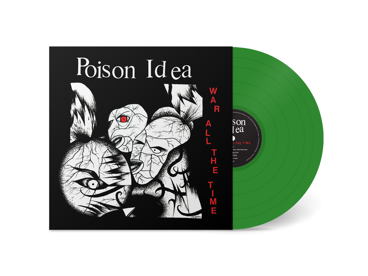 POISON IDEA 'WAR ALL THE TIME' LP (Opaque Green Vinyl)