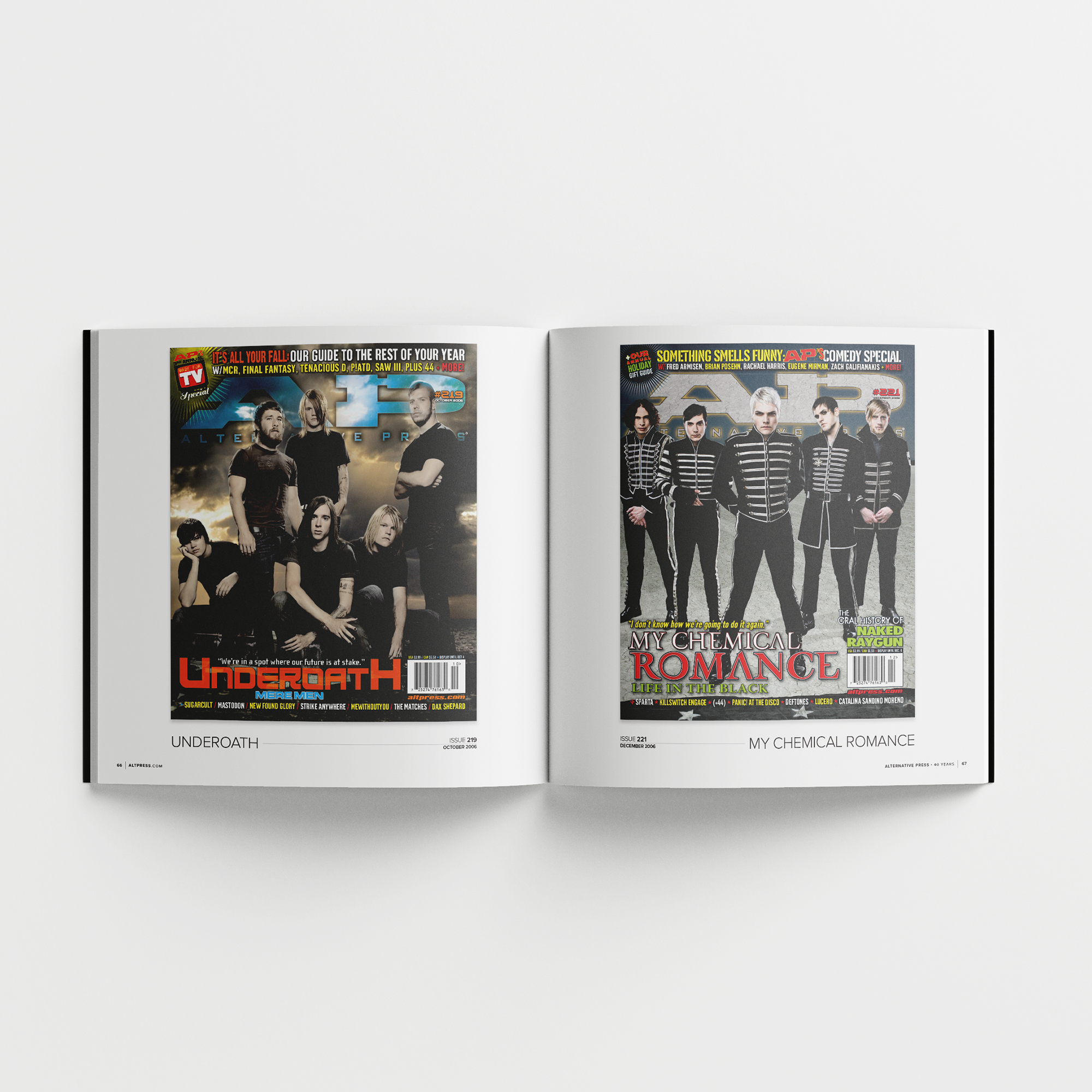 ALTERNATIVE PRESS 40TH ANNIVERSARY COLLECTOR'S BOOK