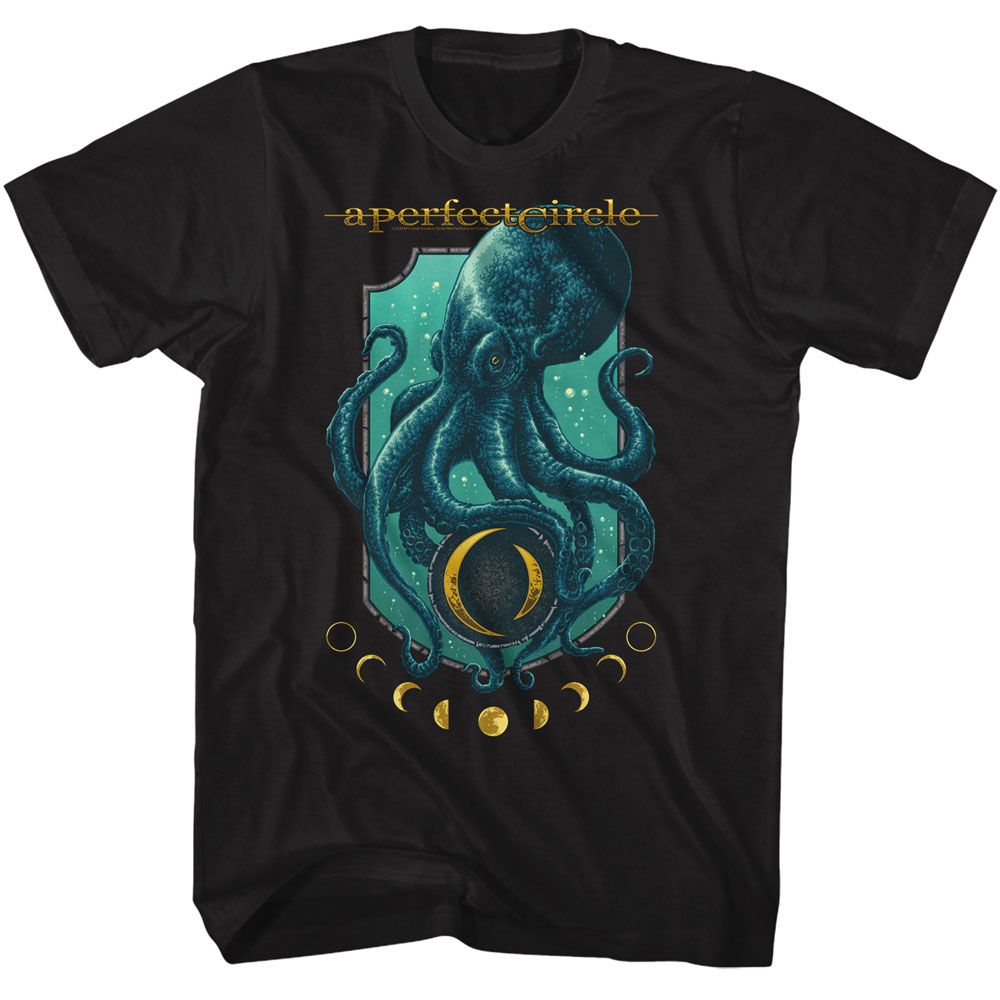 A PERFECT CIRCLE 'APC OCTO MOON PHASE' T-SHIRT