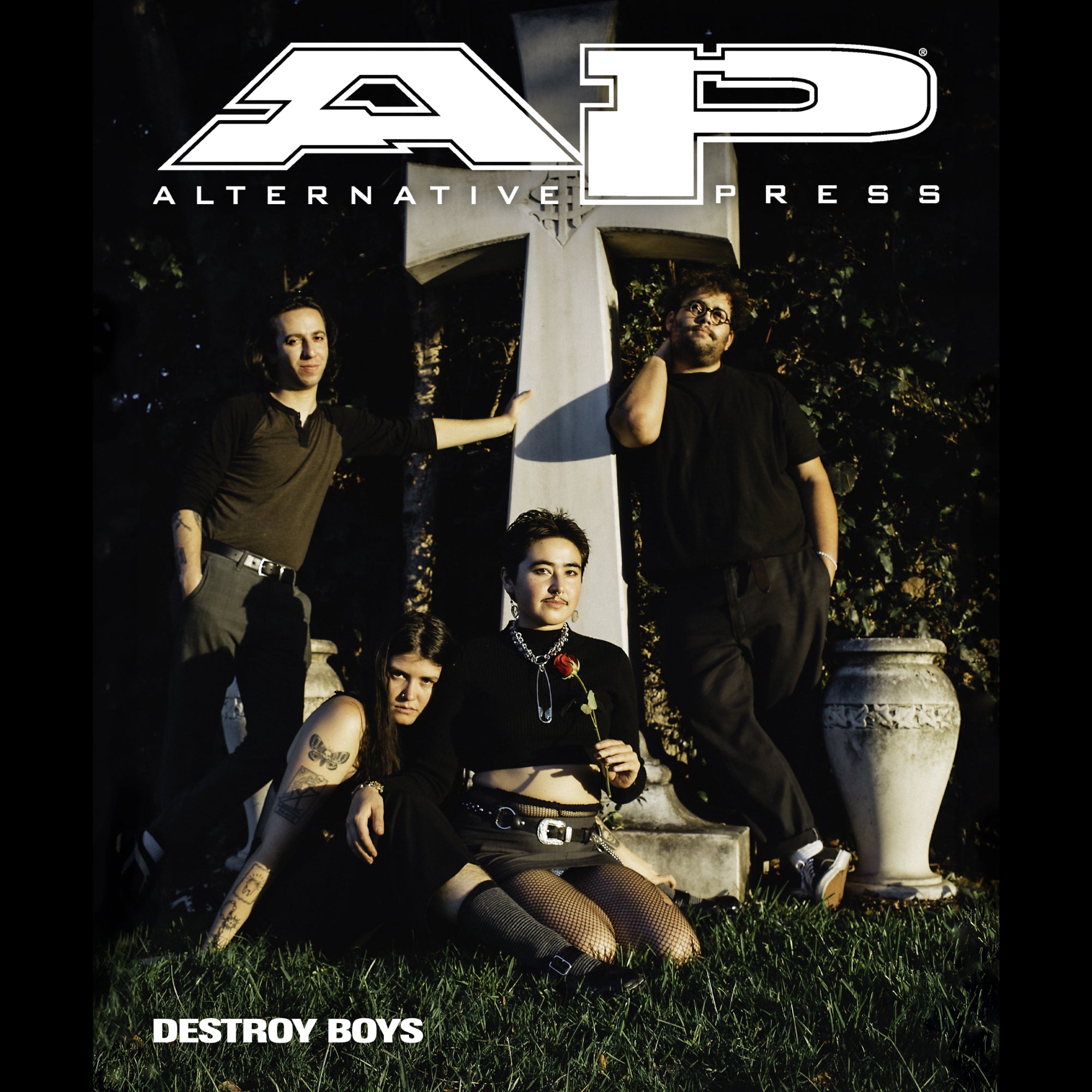 ALTERNATIVE PRESS FALL 2024 ISSUE FEATURING DESTROY BOYS + ‘FUNERAL SOUNDTRACK #4’ LP (Limited Edition – Only 500 Made, Red & Gold Split Vinyl)