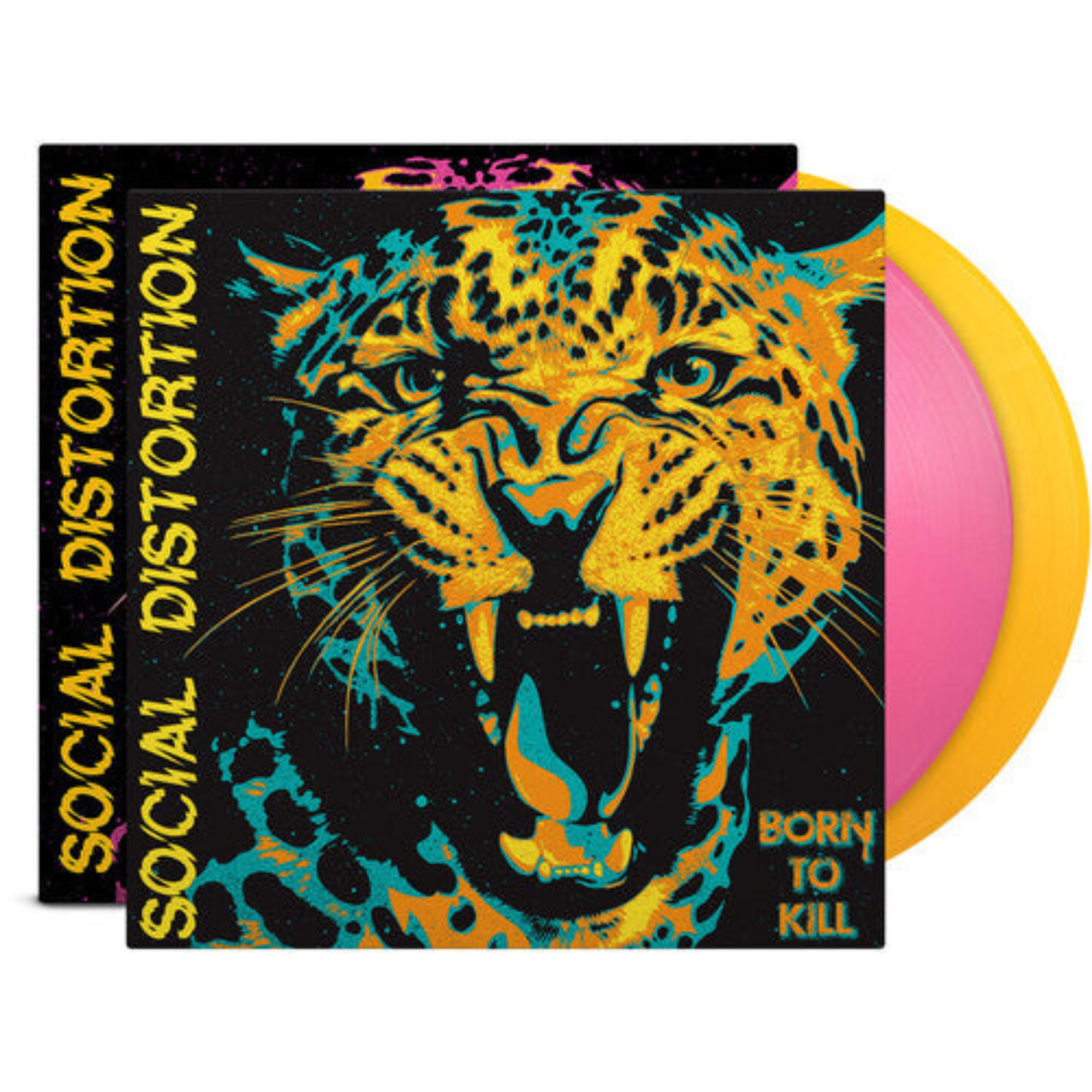 SOCIAL DISTORTION ‘BORN TO KILL’ 2LP (Pink & Yellow Vinyl)