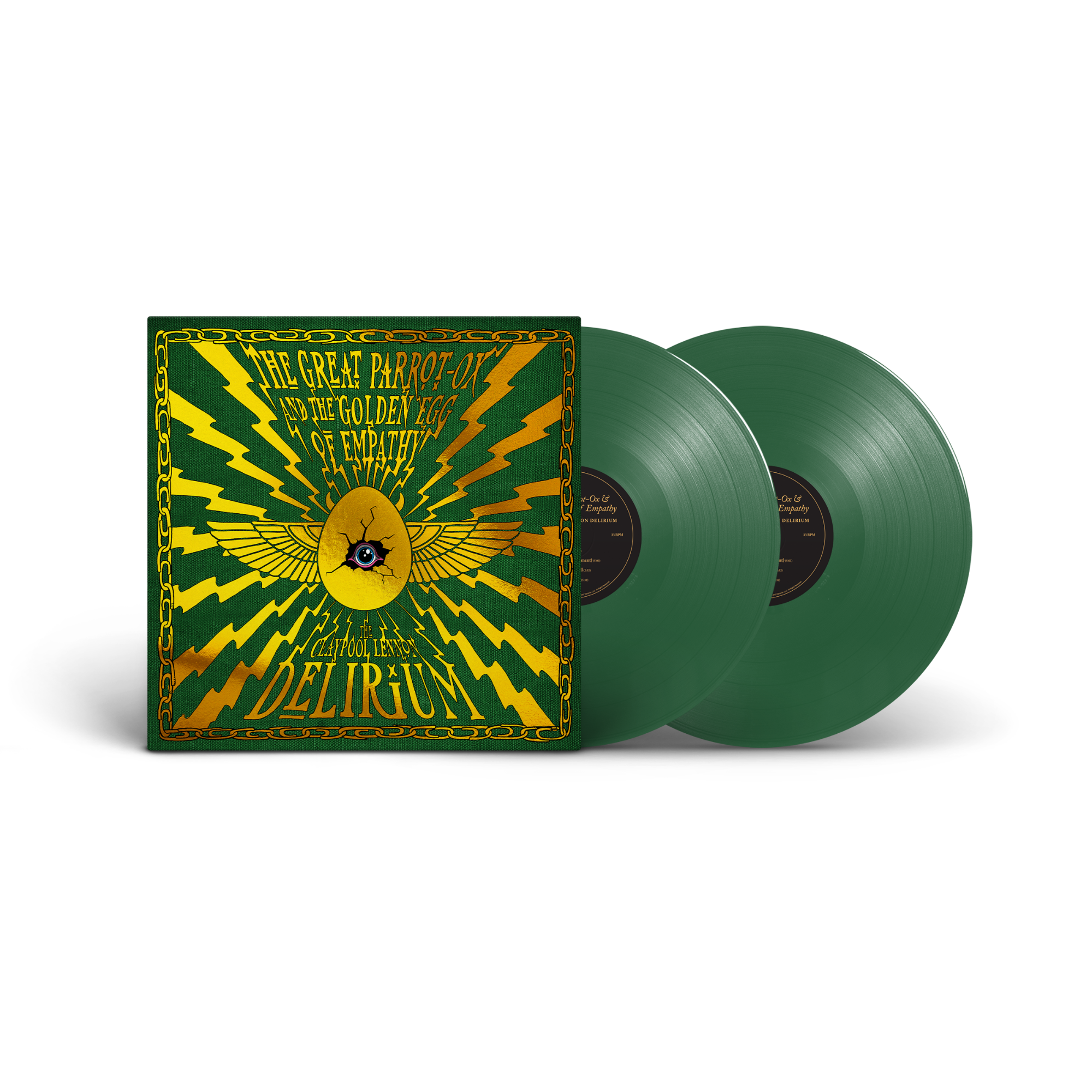 THE CLAYPOOL-LENNON DELIRIUM ‘THE GREAT PARROT-OX AND THE GOLDEN EGG OF EMPATHY’ 2LP (Green Vinyl)