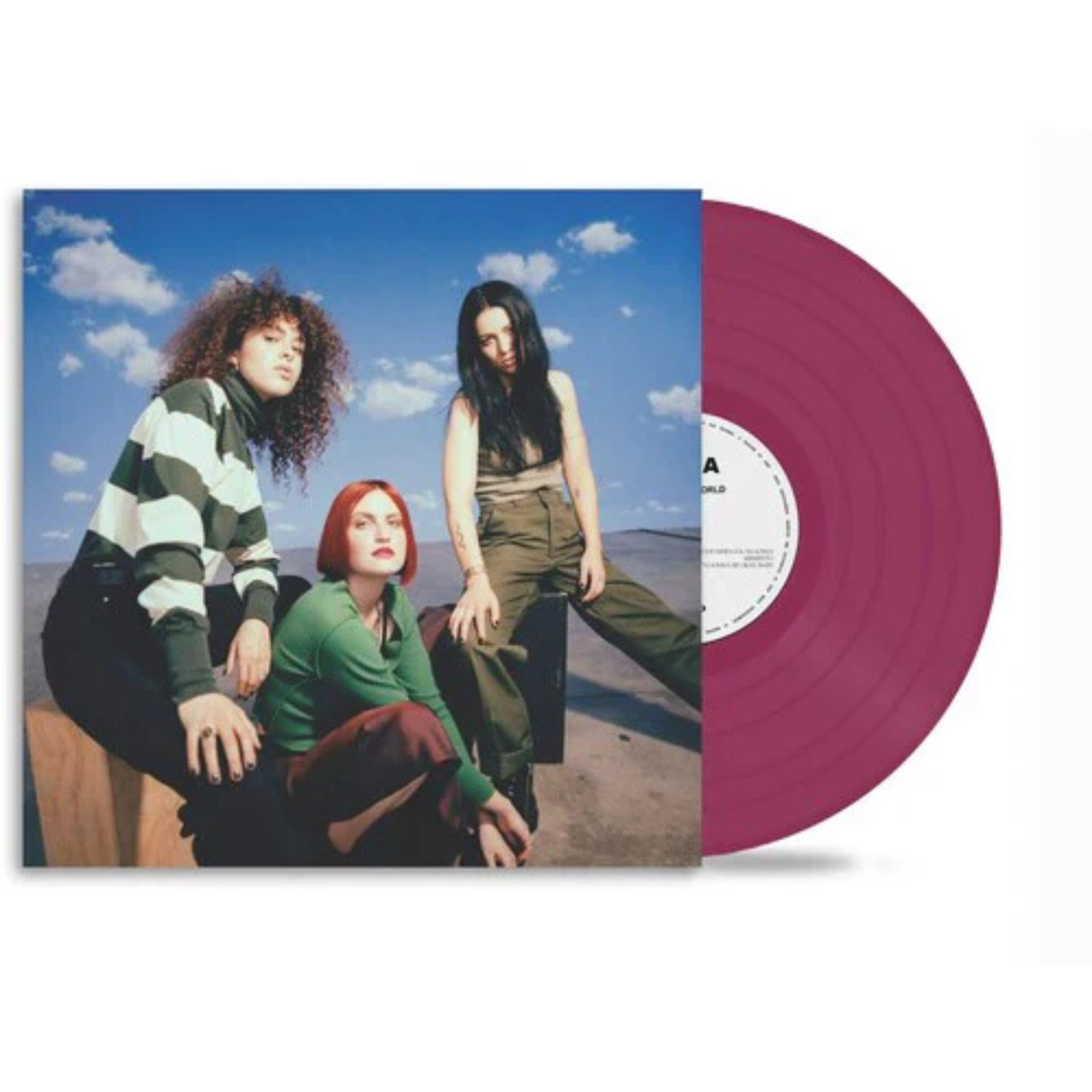 MUNA 'SAVES THE WORLD' LP (Import, Raspberry Vinyl)