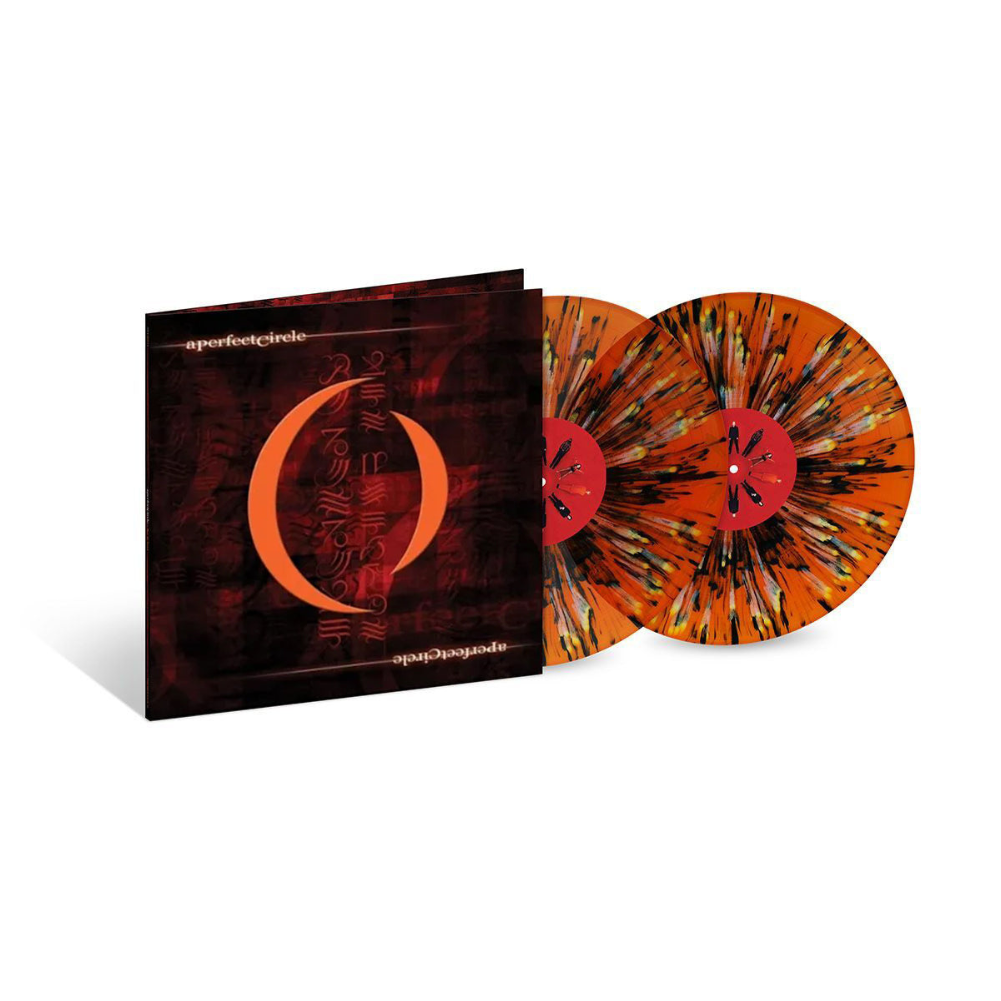 A PERFECT CIRCLE 'MER DE NOMS' 2LP (Orange-Black-White-Yellow Splatter Vinyl)