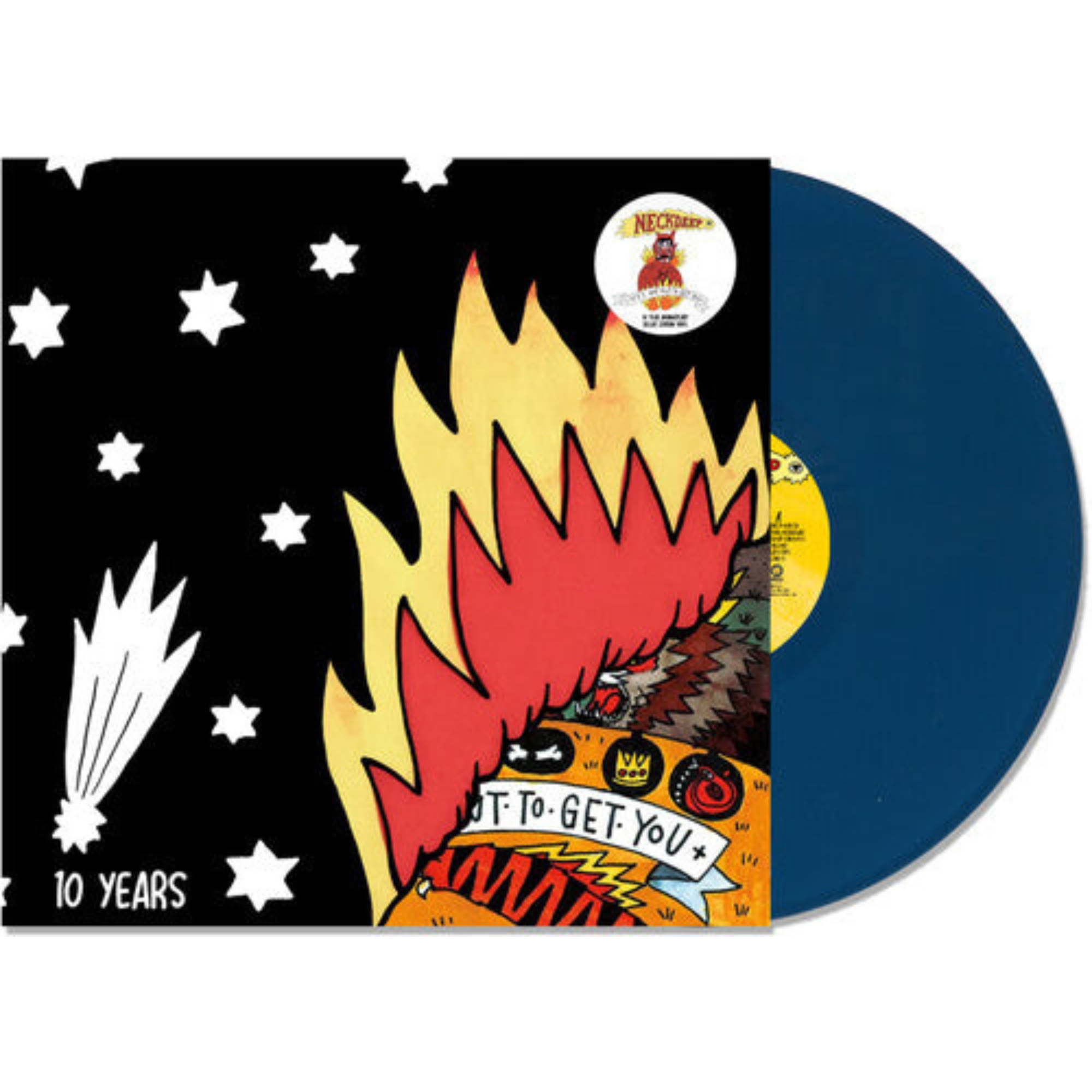 NECK DEEP 'LIFE'S NOT OUT TO GET YOU' LP (10th Anniversary, Blue Vinyl)