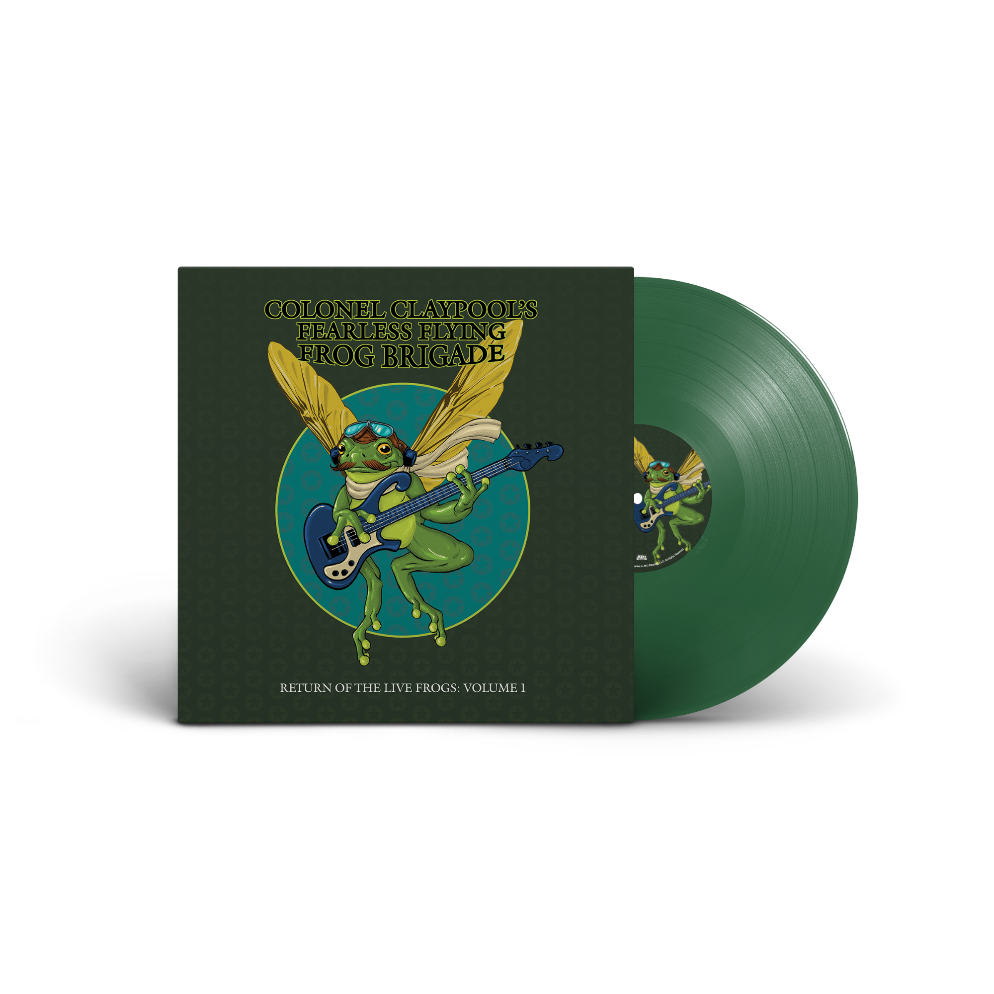 COLONEL CLAYPOOL'S FEARLESS FLYING FROG BRIGADE ‘RETURN OF THE LIVE FROGS: VOLUME 1’ 2LP (Evergreen Vinyl)