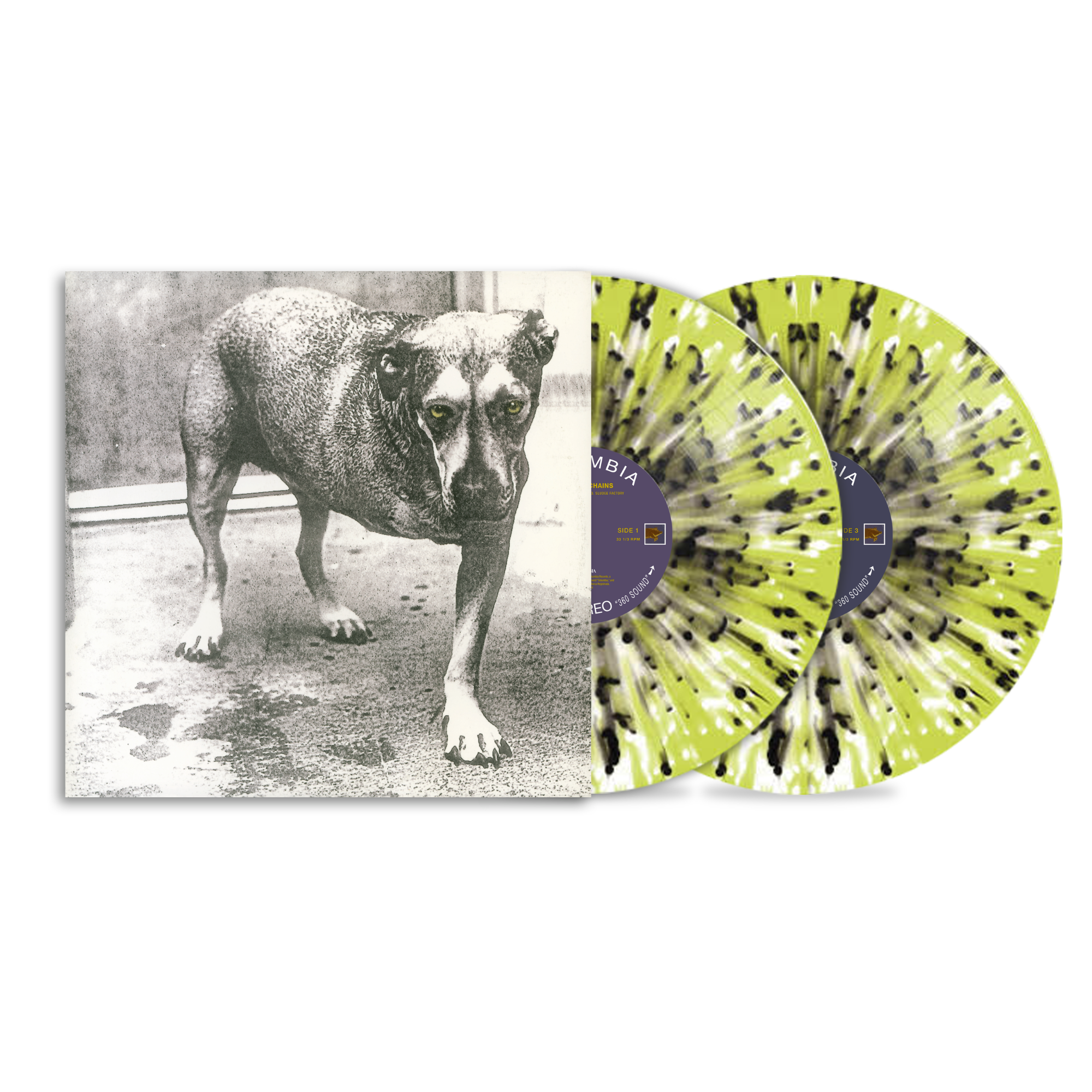 ALICE IN CHAINS 'ALICE IN CHAINS’ 30TH ANNIVERSARY 2LP (Exclusive – Translucent Highlighter Yellow w/ Black & White Splatter Vinyl)