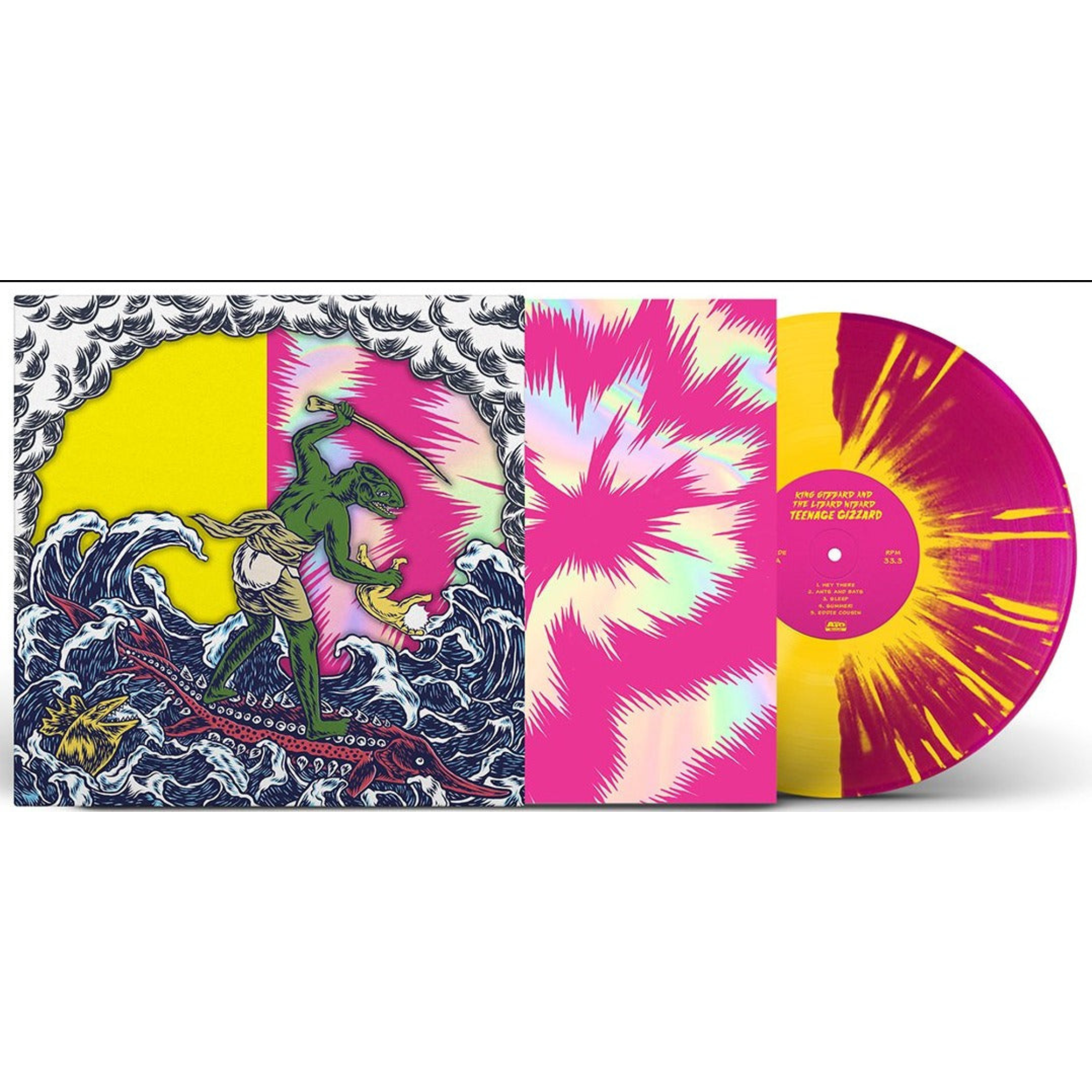 KING GIZZARD & THE LIZARD WIZARD 'TEENAGE GIZZARD' LP (Yellow & Magenta Splatter Vinyl)