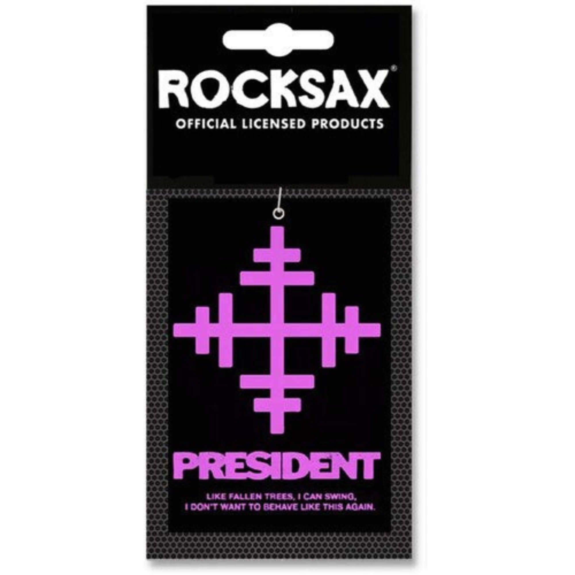 PRESIDENT 'LYRIC KEY LOGO' AIR FRESHENER