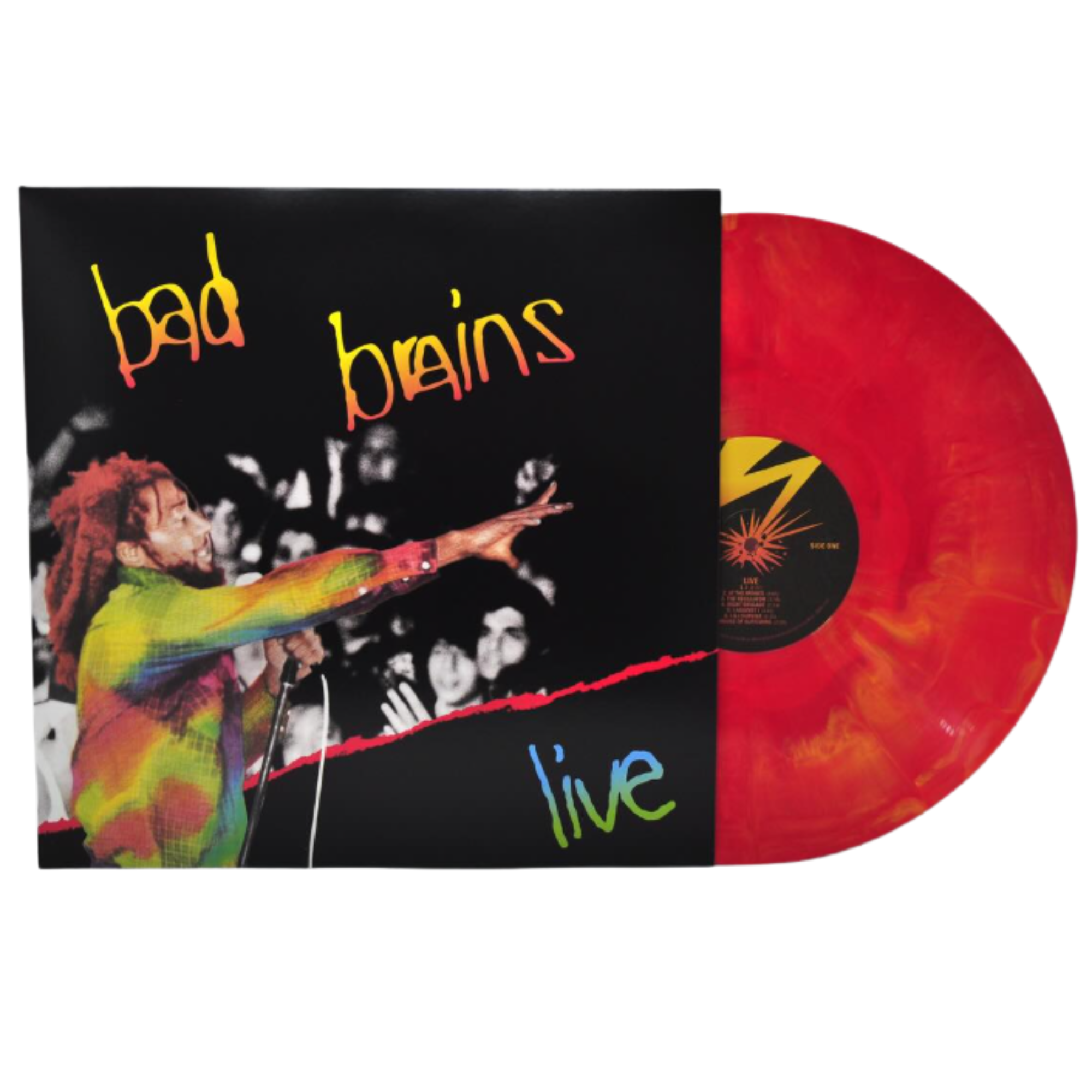BAD BRAINS 'LIVE' LP (Solar Flare Vinyl)