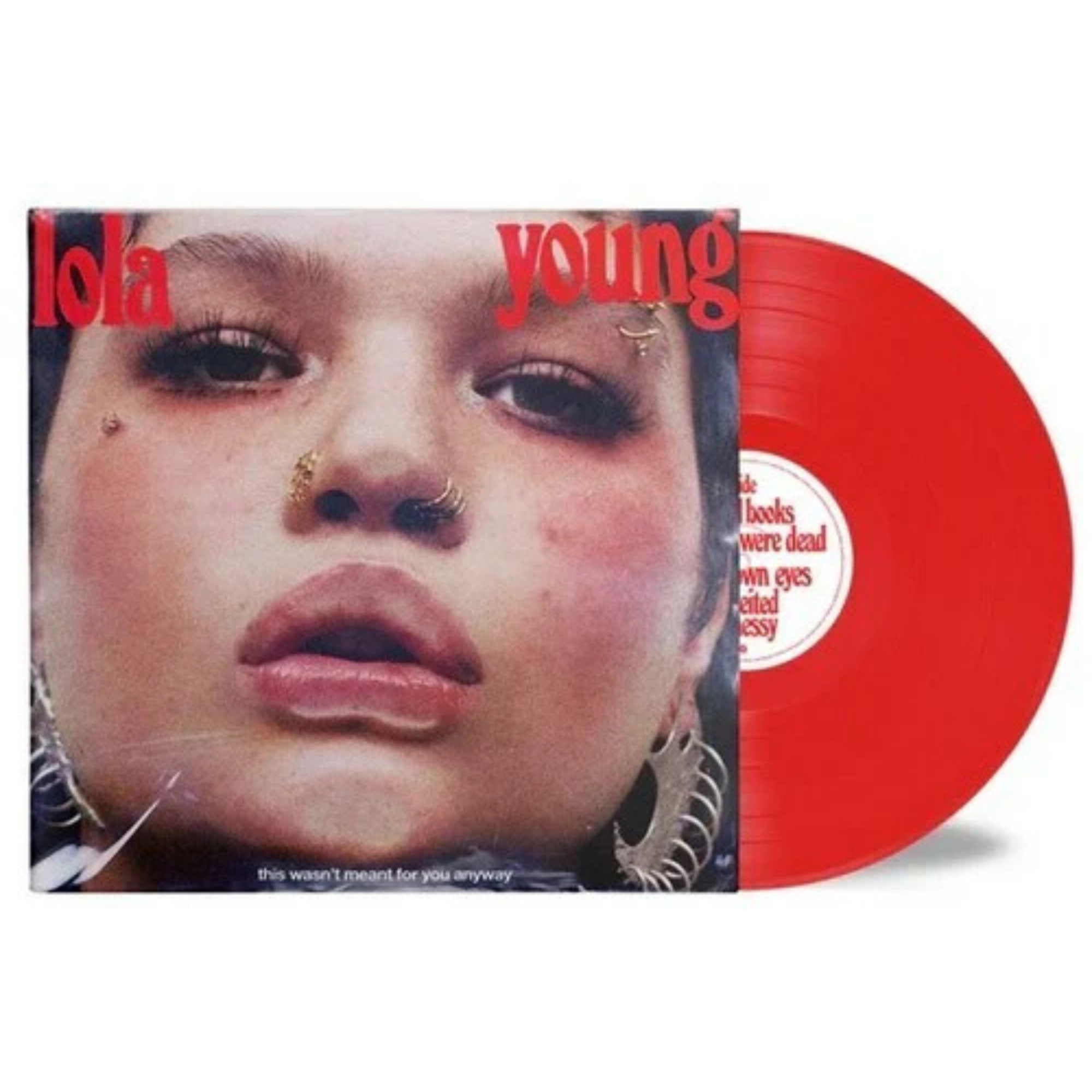 LOLA YOUNG 'THIS WASN'T MEANT FOR YOU ANYWAY' LP (Transparent Red Vinyl)