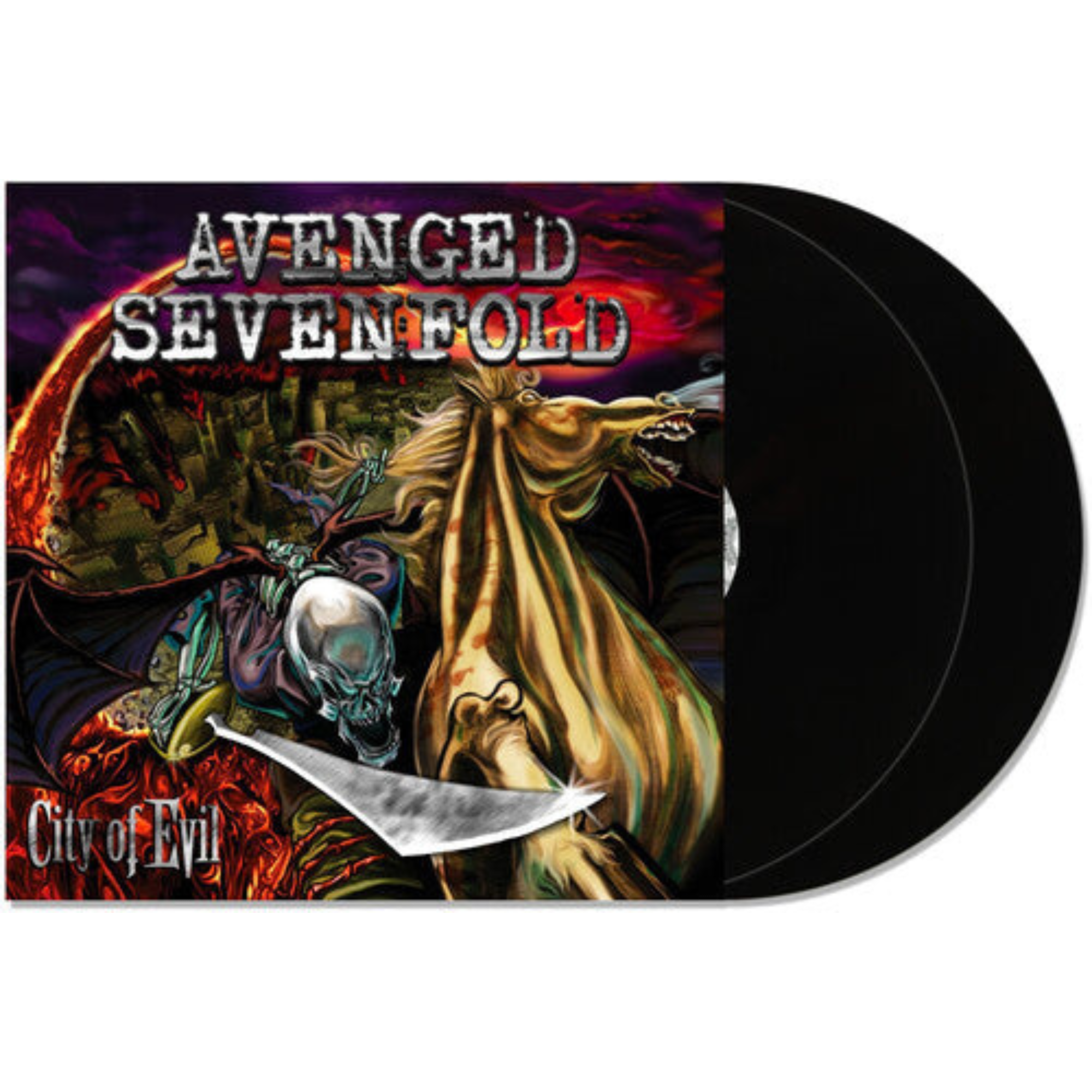 AVENGED SEVENFOLD 'CITY OF EVIL' 2LP (Anniversary Edition, 180G Black Vinyl)