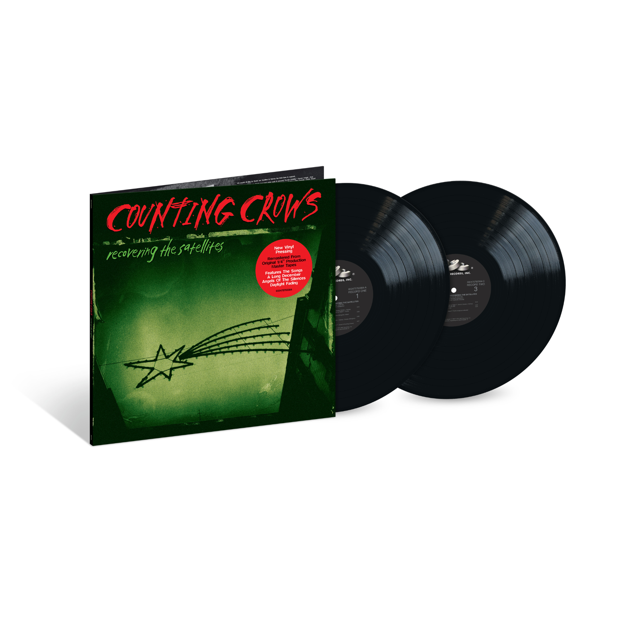COUNTING CROWS 'RECOVERING THE SATELITES' 2LP
