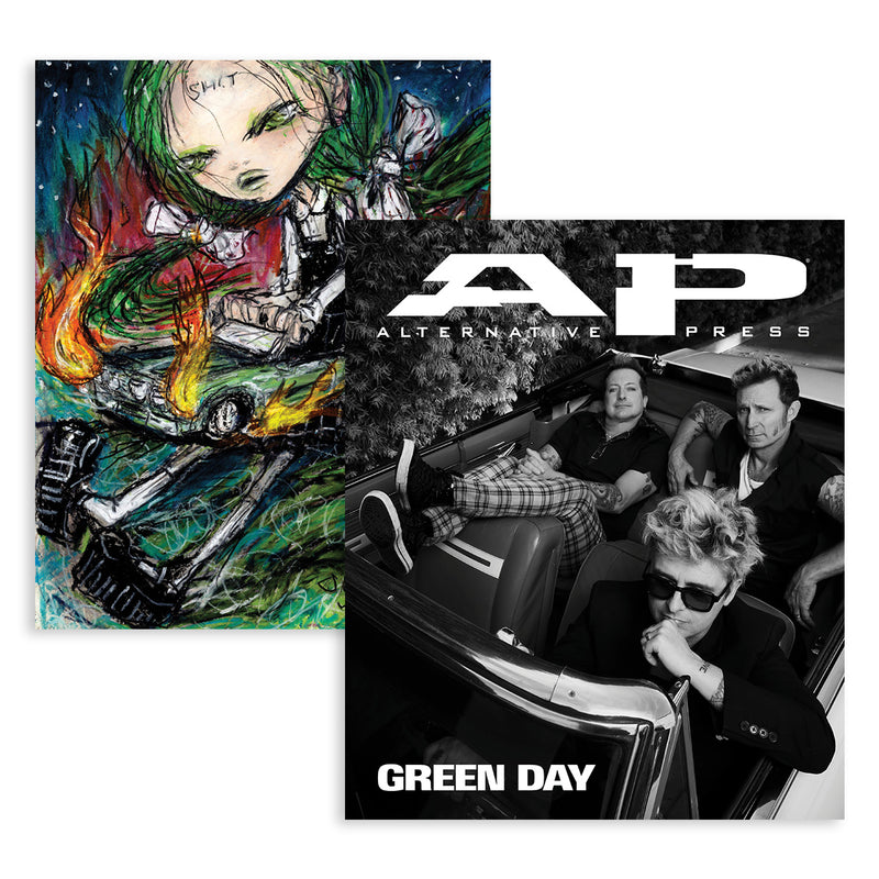 ALTERNATIVE PRESS WINTER 2023 ISSUE FEATURING GREEN DAY + GREEN DAY INSPIRED PRINT