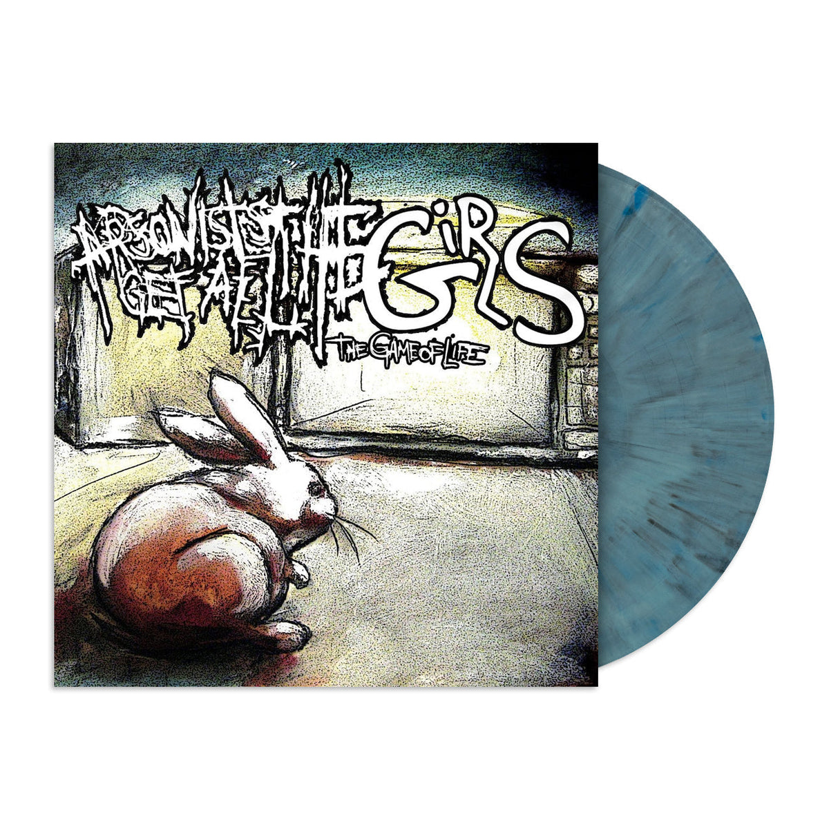 ARSONISTS GET ALL THE GIRLS 'THE GAME OF LIFE' LP (Limited Edition ' Only 100 Made, Powder Blue w/ Black Swirl Vinyl)