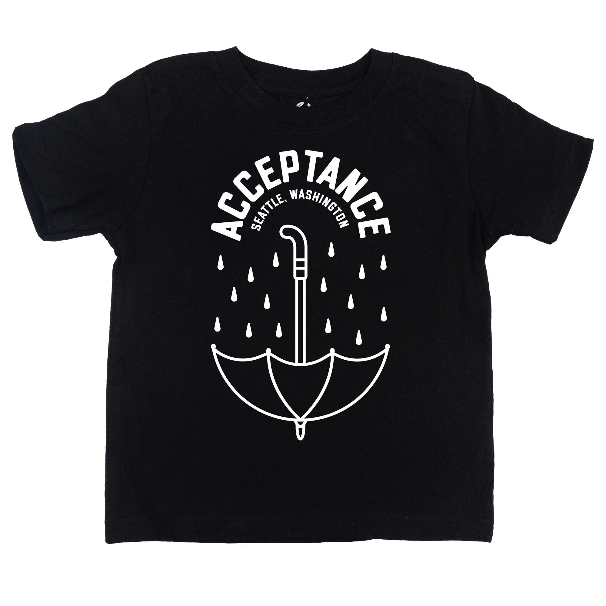 Acceptance Toddler T-Shirt (BLACK/WHITE)