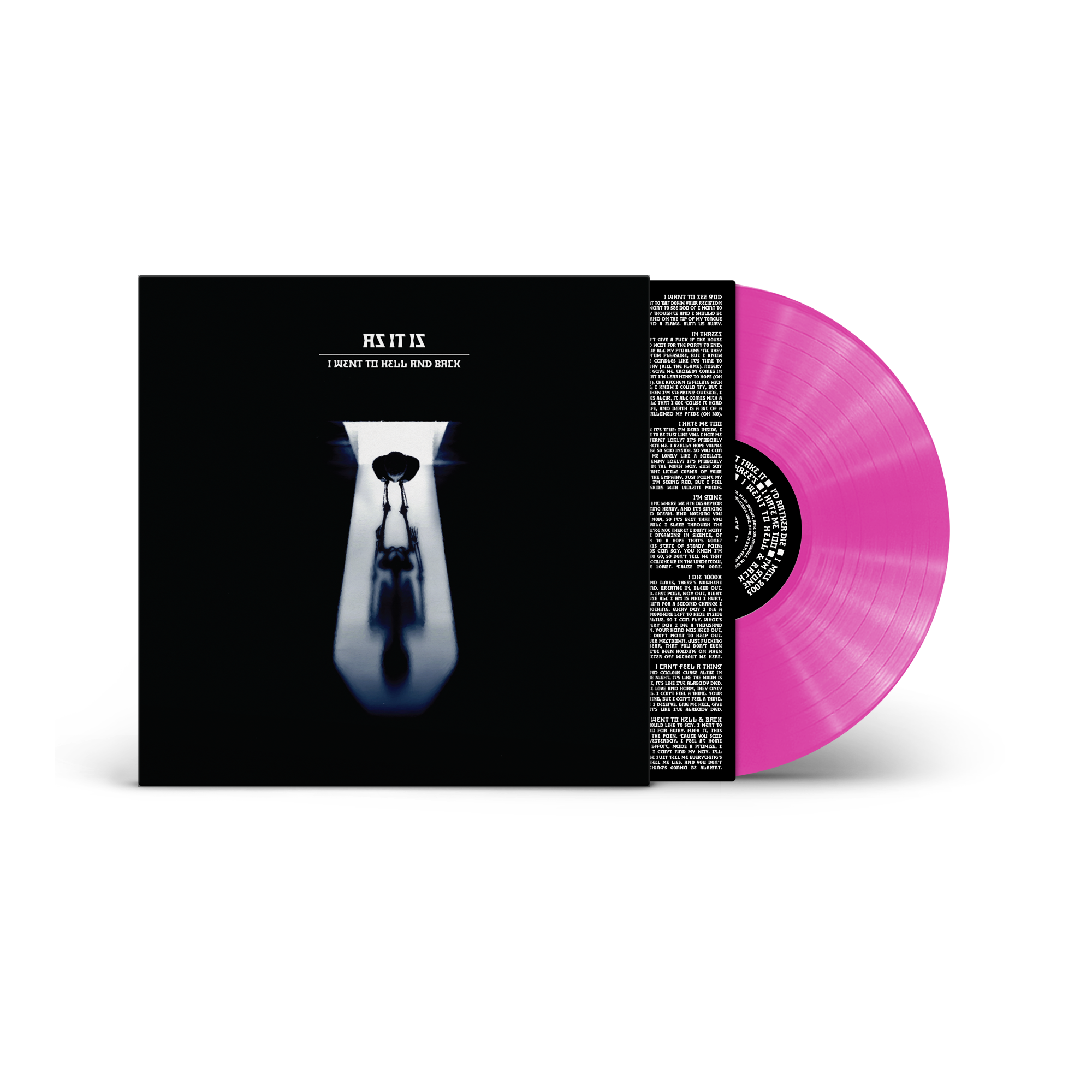 AS IT IS 'I WENT TO HELL AND BACK' LP (Pink Vinyl)
