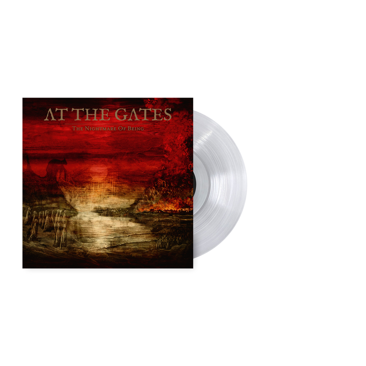 AT THE GATES'THE NIGHTMARE OF BEING' LP ' ONLY 300 MADE (Limited-Edition, Ultra Clear Vinyl)