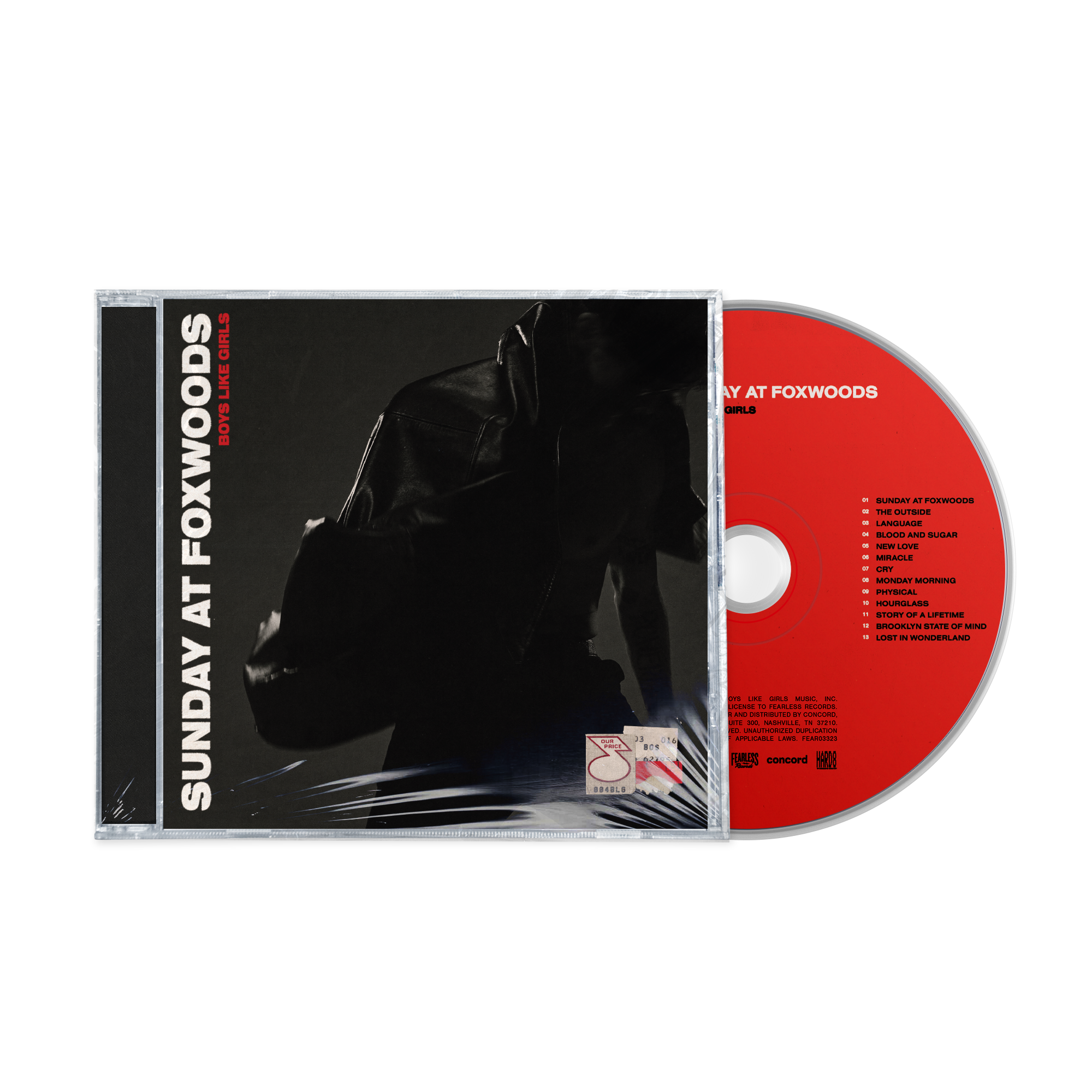 BOYS LIKE GIRLS 'SUNDAY AT FOXWOODS' CD