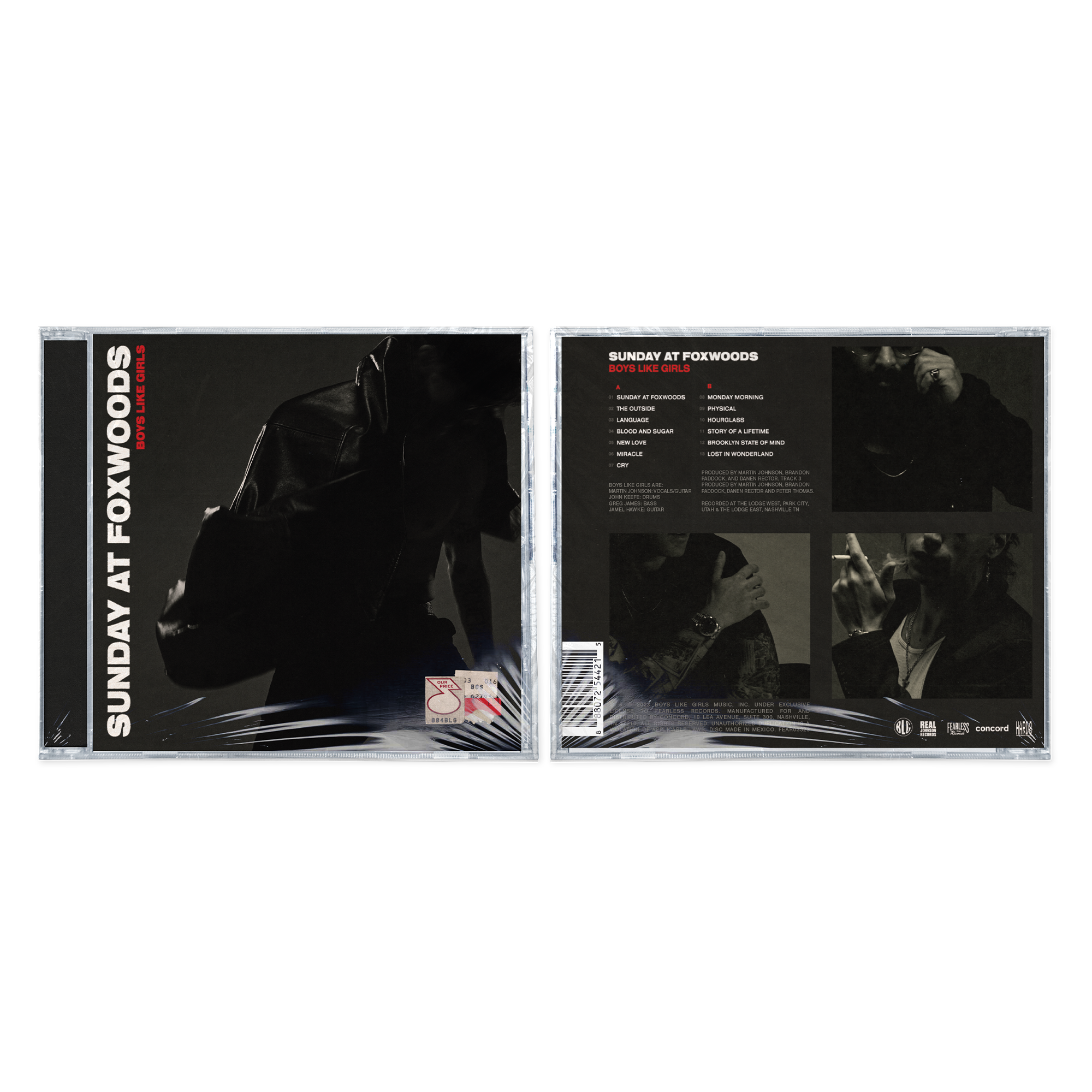 BOYS LIKE GIRLS 'SUNDAY AT FOXWOODS' CD