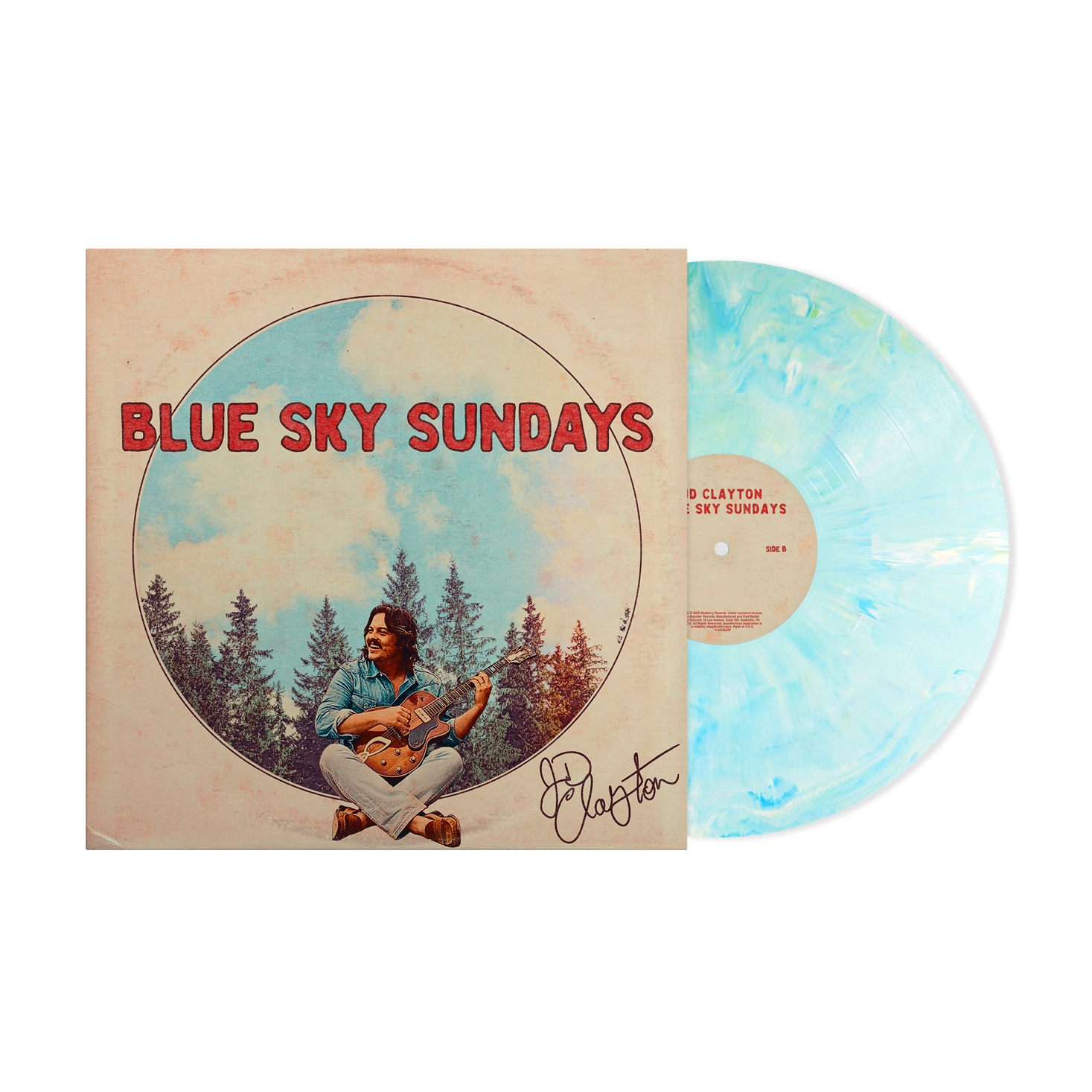 JD CLAYTON 'BLUE SKY SUNDAYS' LP (Blue Sky Vinyl)
