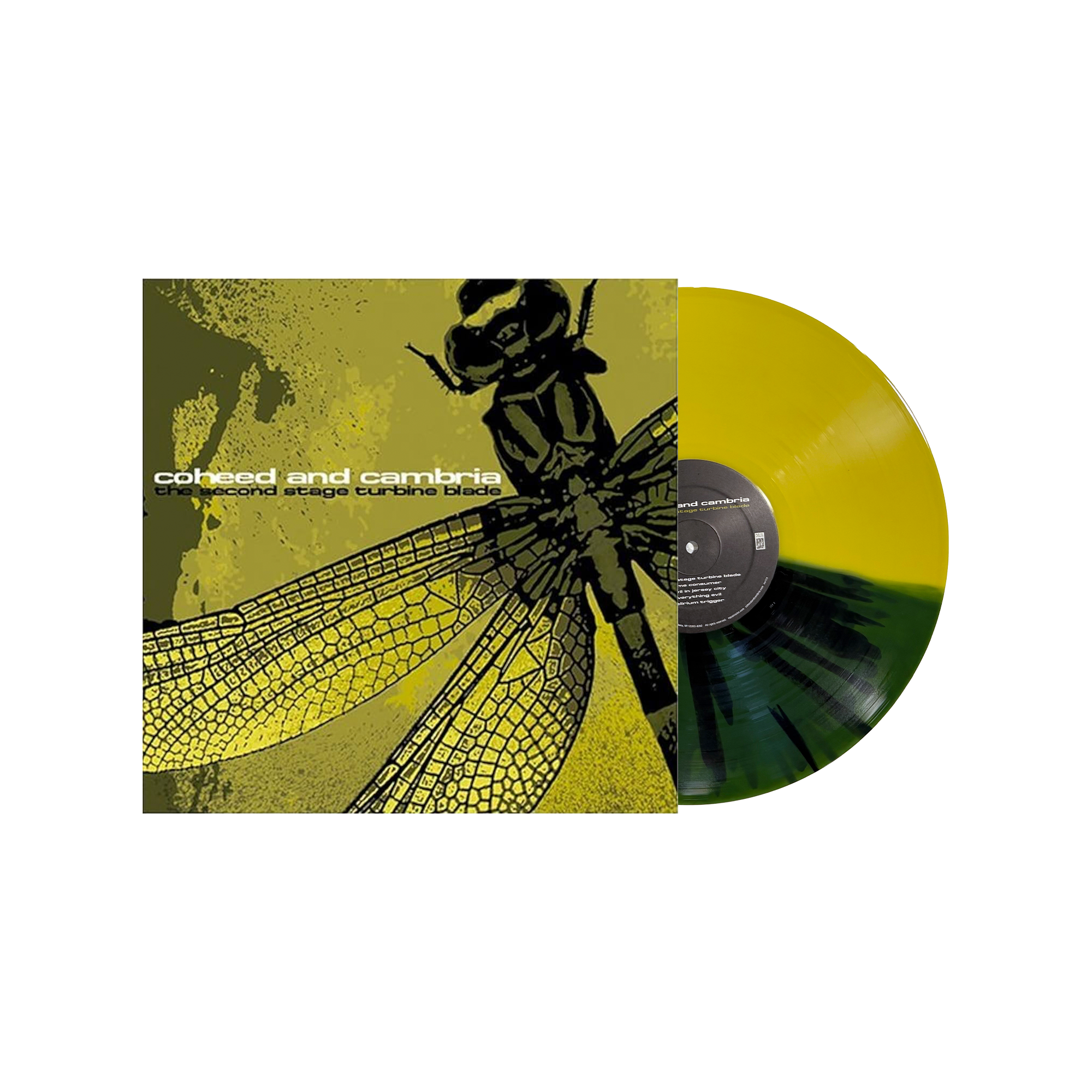COHEED AND CAMBRIA ‘THE SECOND STAGE TURBINE BLADE’ LP (Exclusive, Limited to 1000, Half Yellow/Half Green Camo w/ Black Splatter Vinyl)