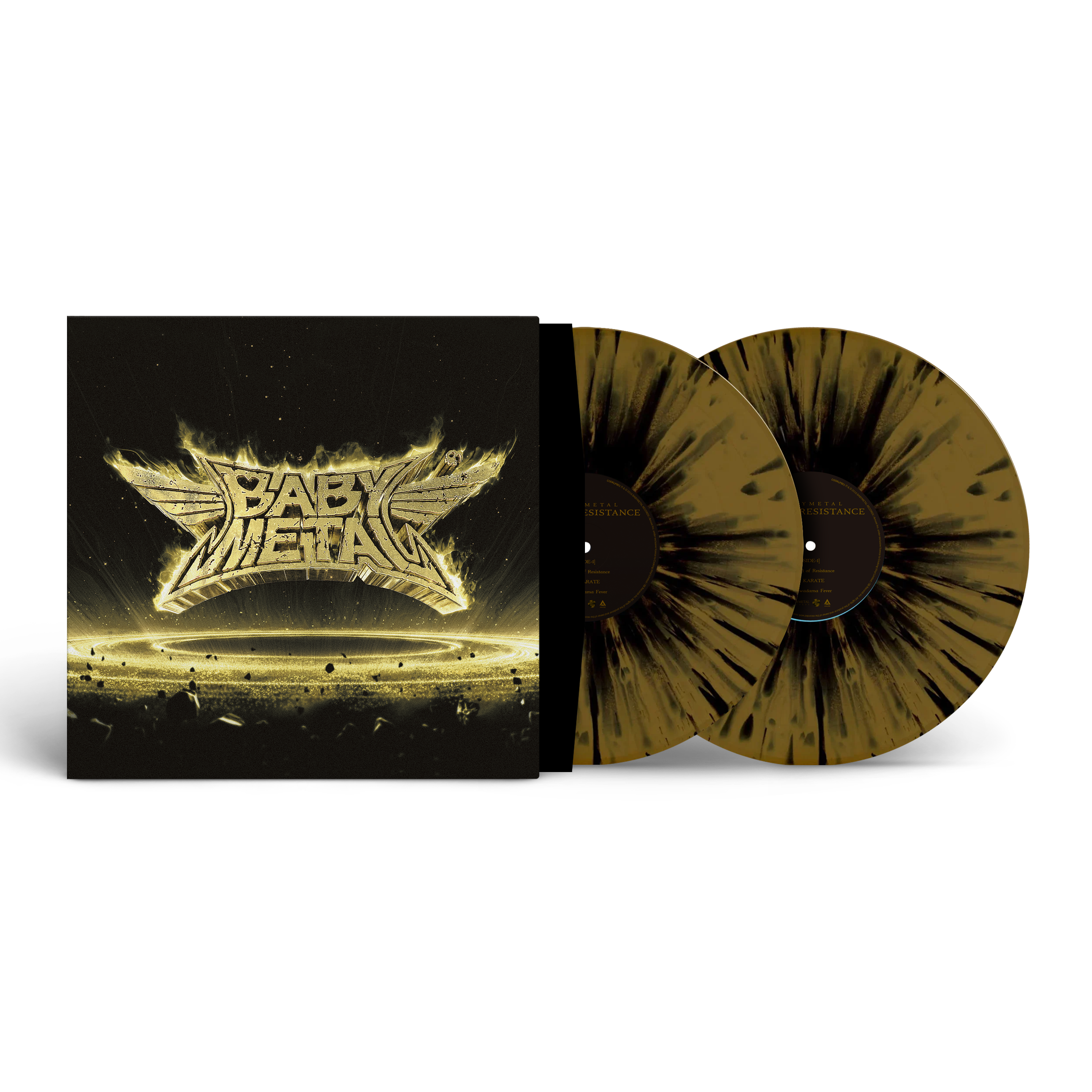 BABYMETAL 'METAL RESISTANCE' 2LP (Gold & Black Splatter Vinyl)