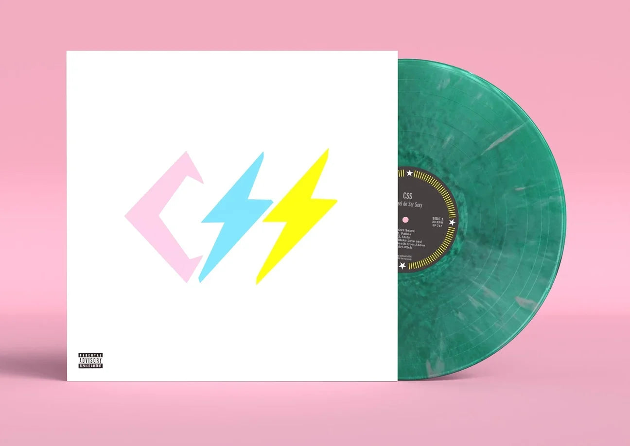 CSS 'CANSEI DE SER SEXY' LP (Metallic Green/Silver Vinyl)