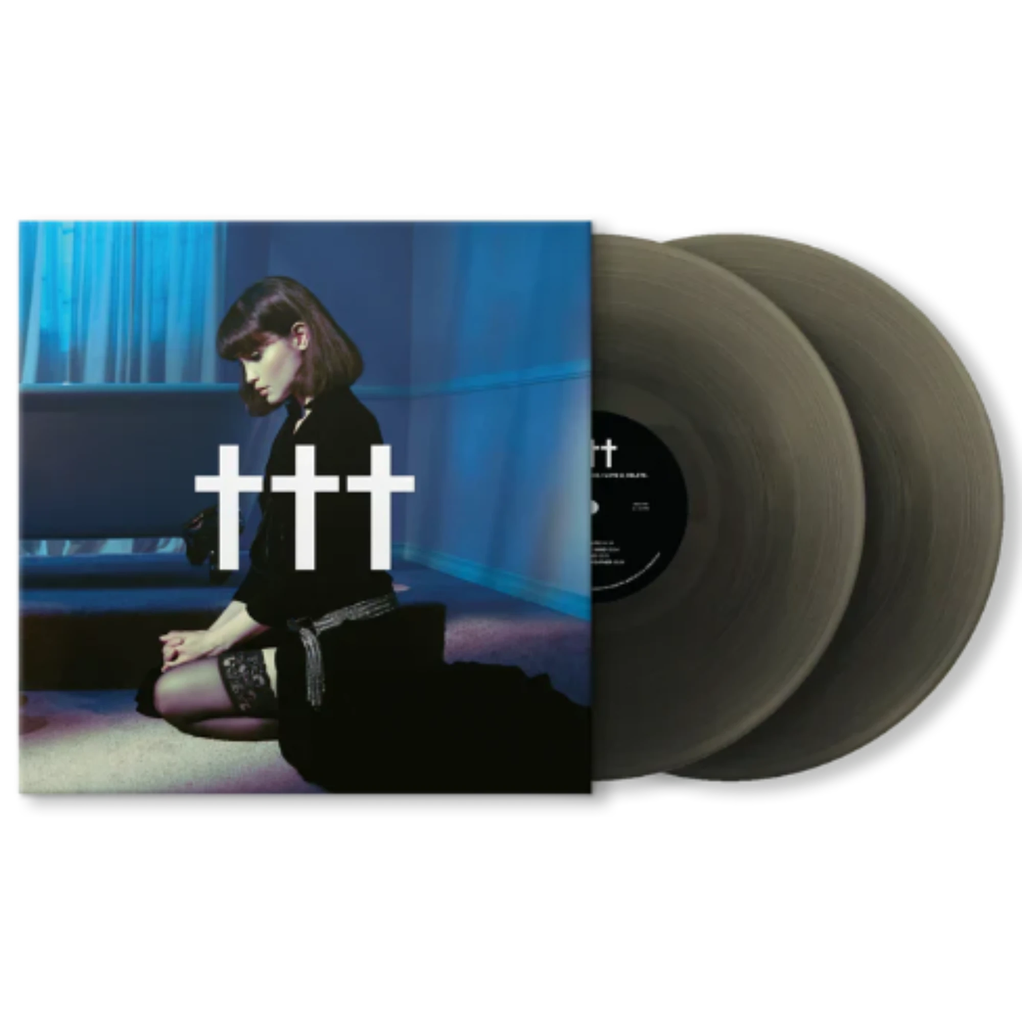 CROSSES 'GOODNIGHT, GOD BLESS, I LOVE U, DELETE.' 2LP (Black Ice Vinyl)