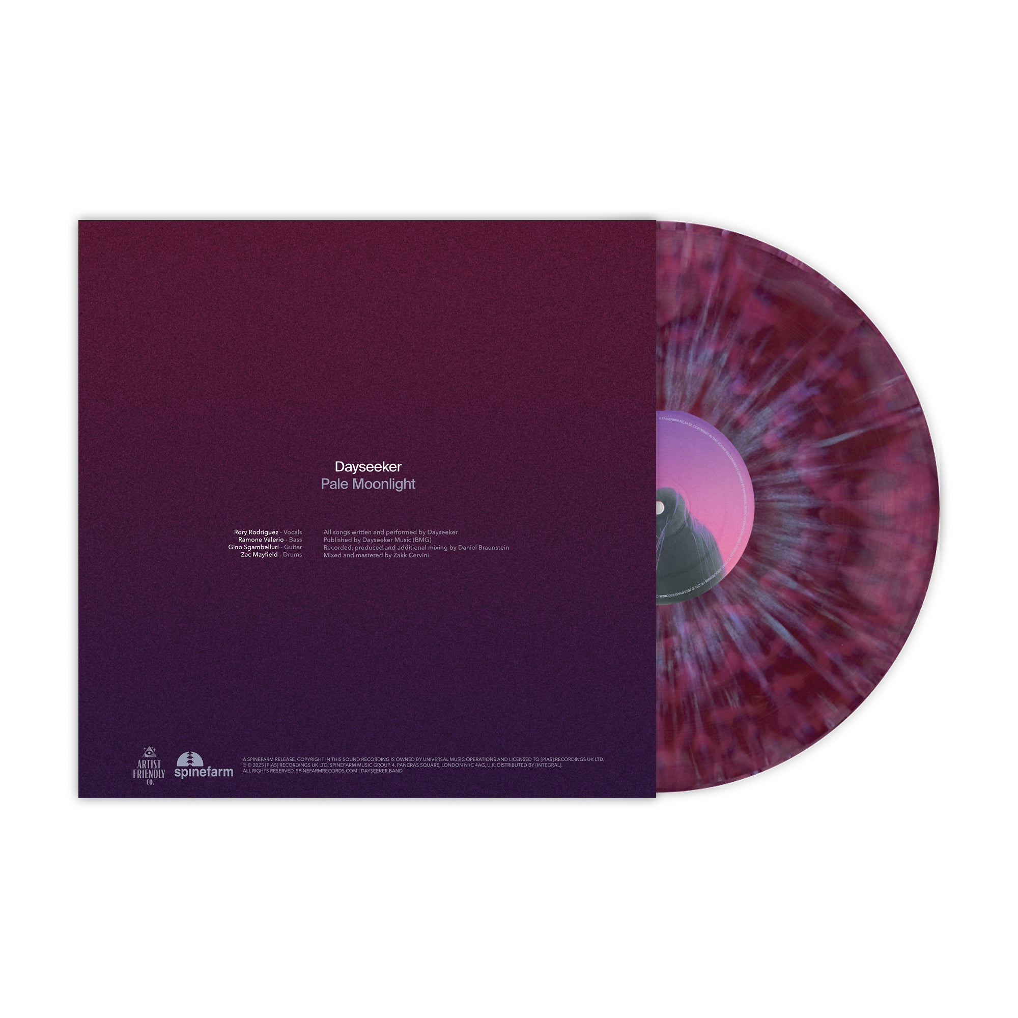 DAYSEEKER ‘PALE MOONLIGHT’ 12" (Exclusive – Limited to 500, Moonlight Splatter w/ Etched B-Side Vinyl)