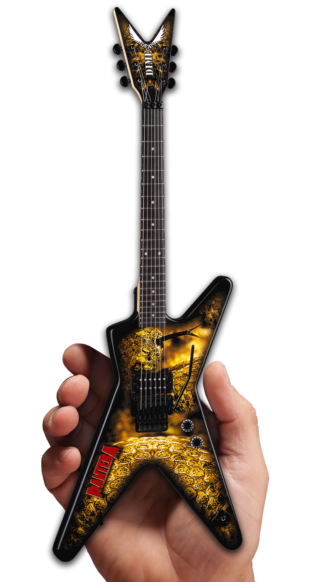 PANTERA - DEAN DIMEBAG - THE GREAT SOUTHERN TRENDKILL MINI GUITAR – 333 MADE