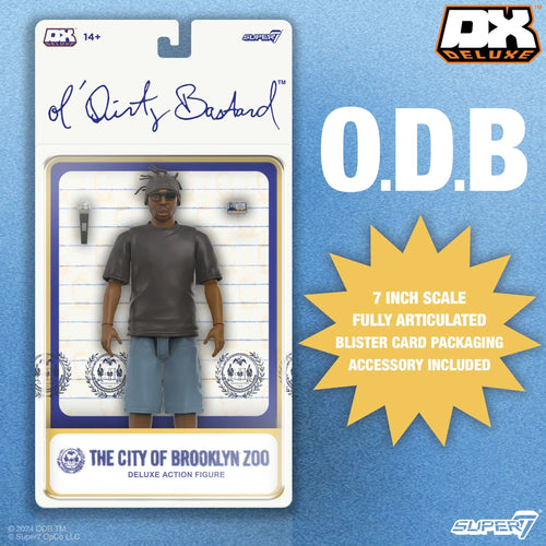 OL' DIRTY BASTARD O.D.B DELUXE REACTION FIGURE