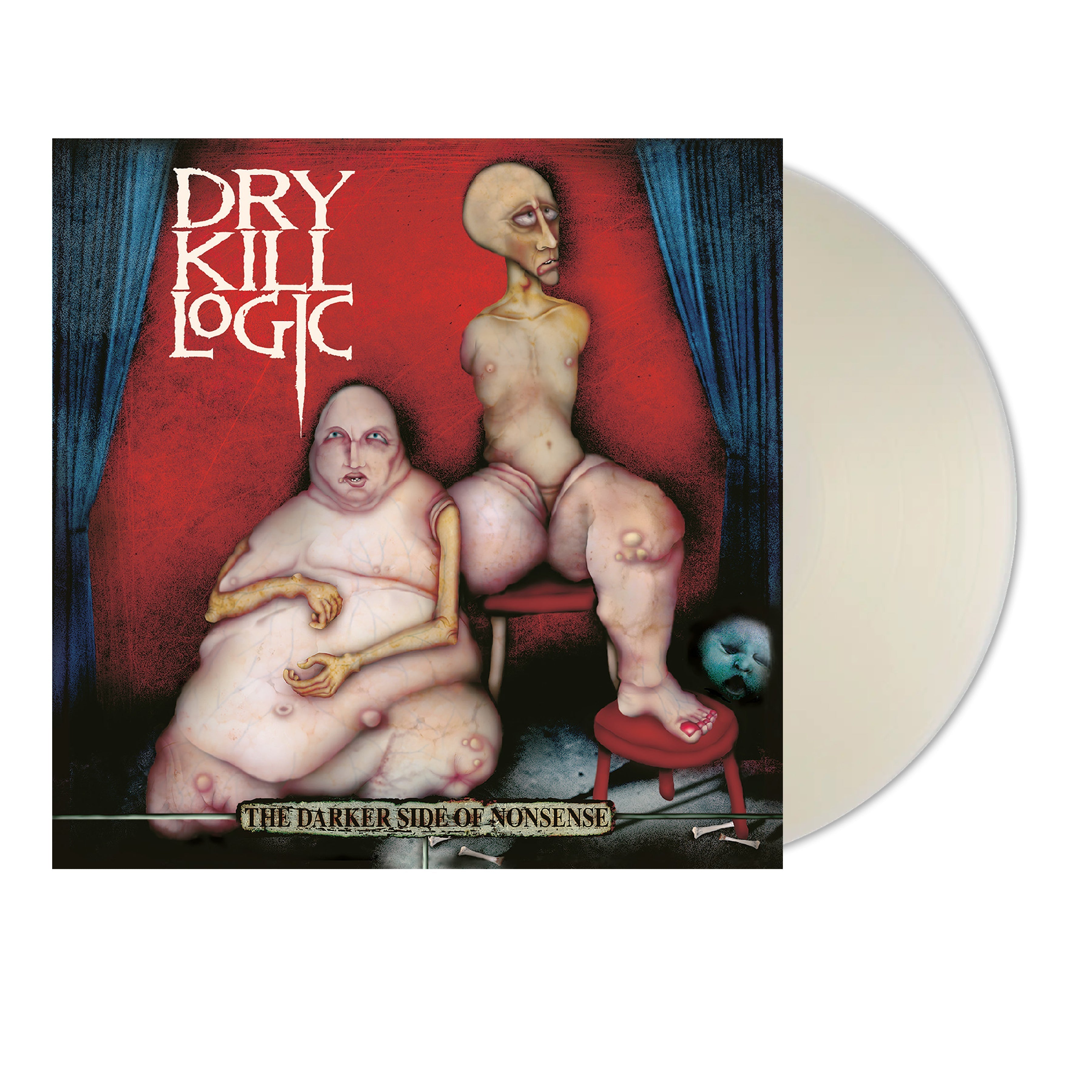 DRY KILL LOGIC 'THE DARKER SIDE OF NONSENSE' LP - MILKY CLEAR