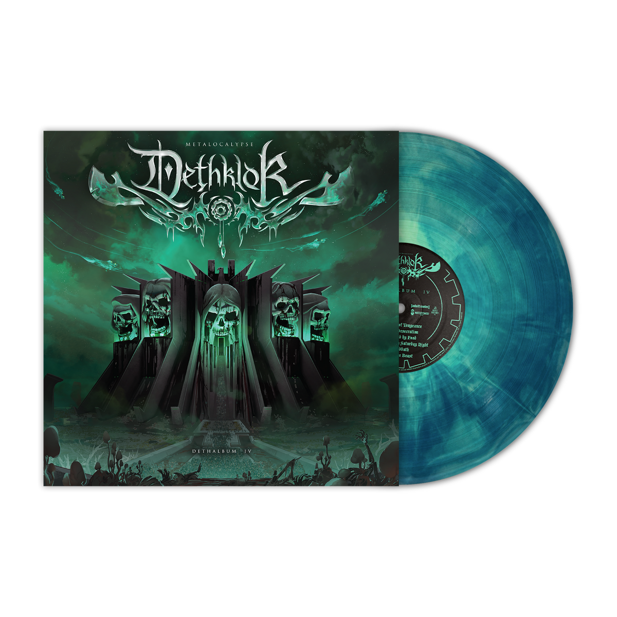 DETHKLOK ‘THE DETHALBUM IV’ LP (Exclusive – Limited to 400, "Gardener of Galaxy" Vinyl)