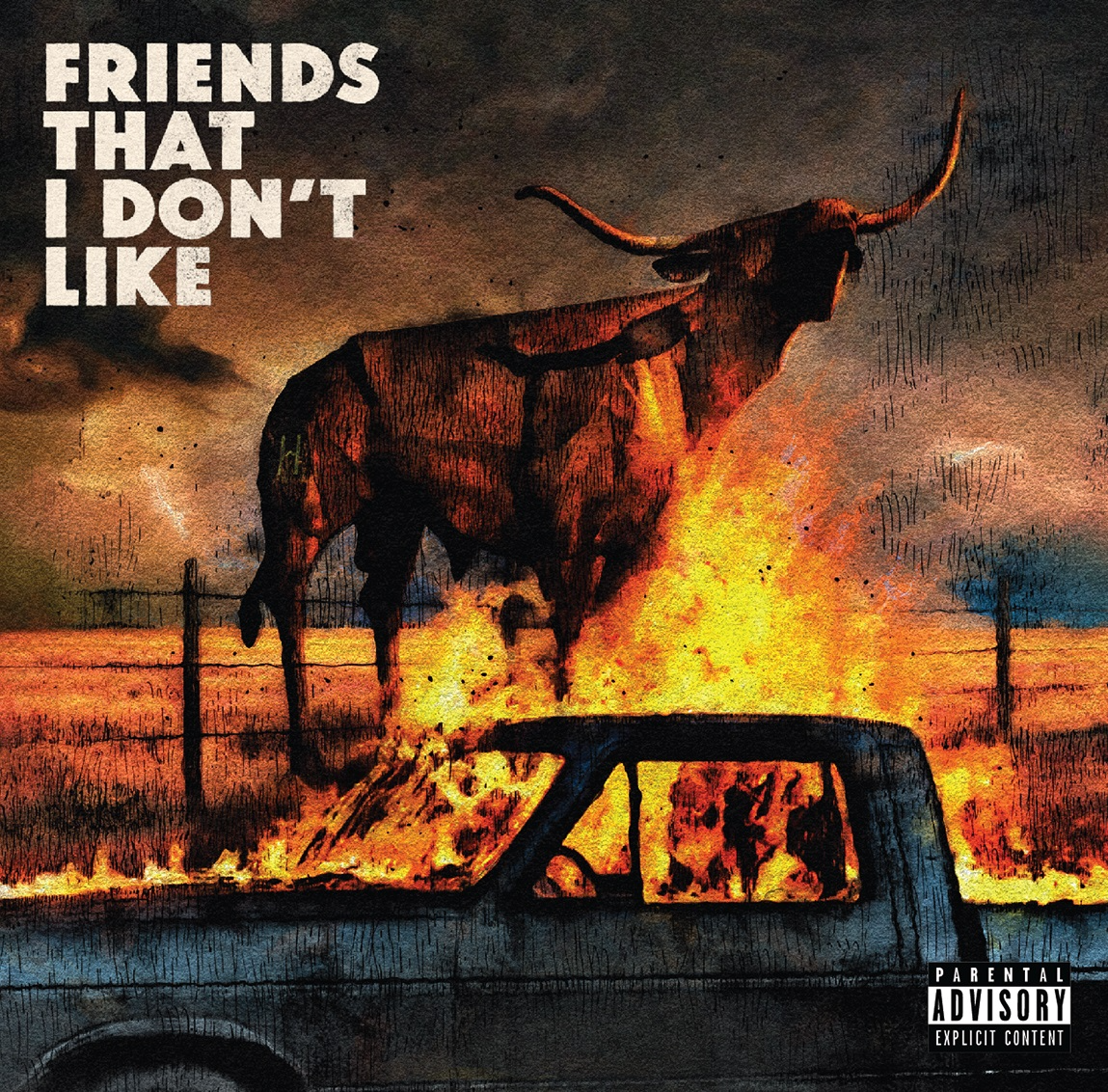 DEXTER AND THE MOONROCKS 'FRIENDS THAT I DON'T LIKE' LP (Cream White Vinyl)