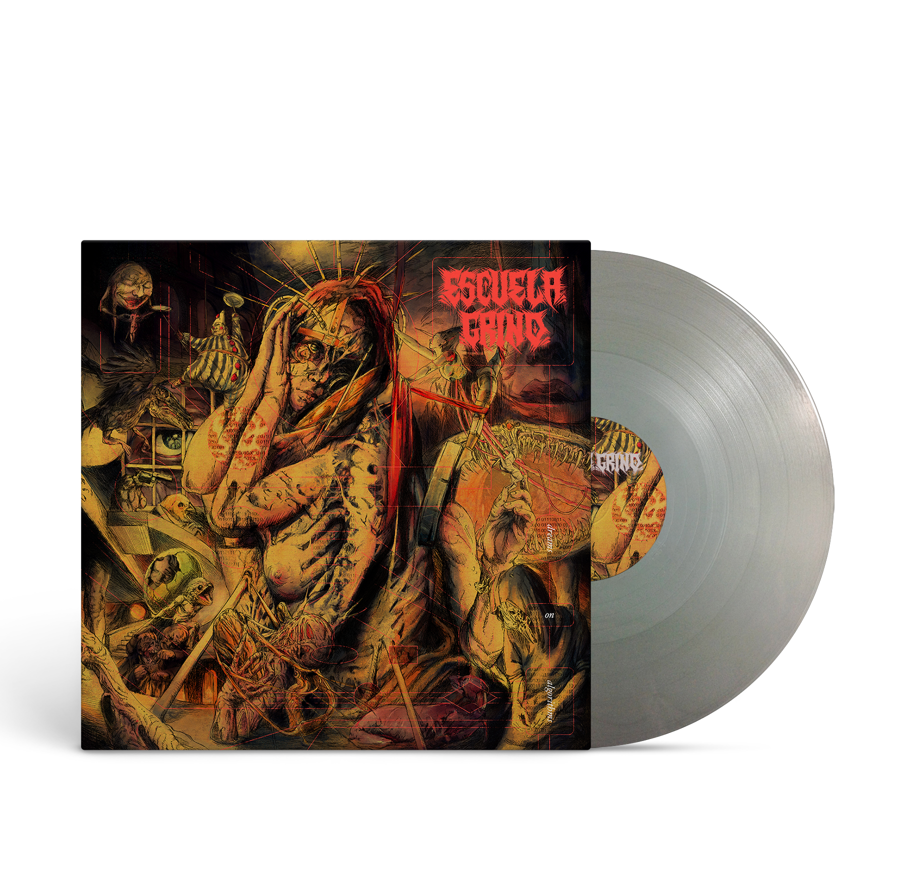 ESCUELA GRIND 'DREAMS ON ALGORITHMS' LP (Metallic Silver Vinyl)