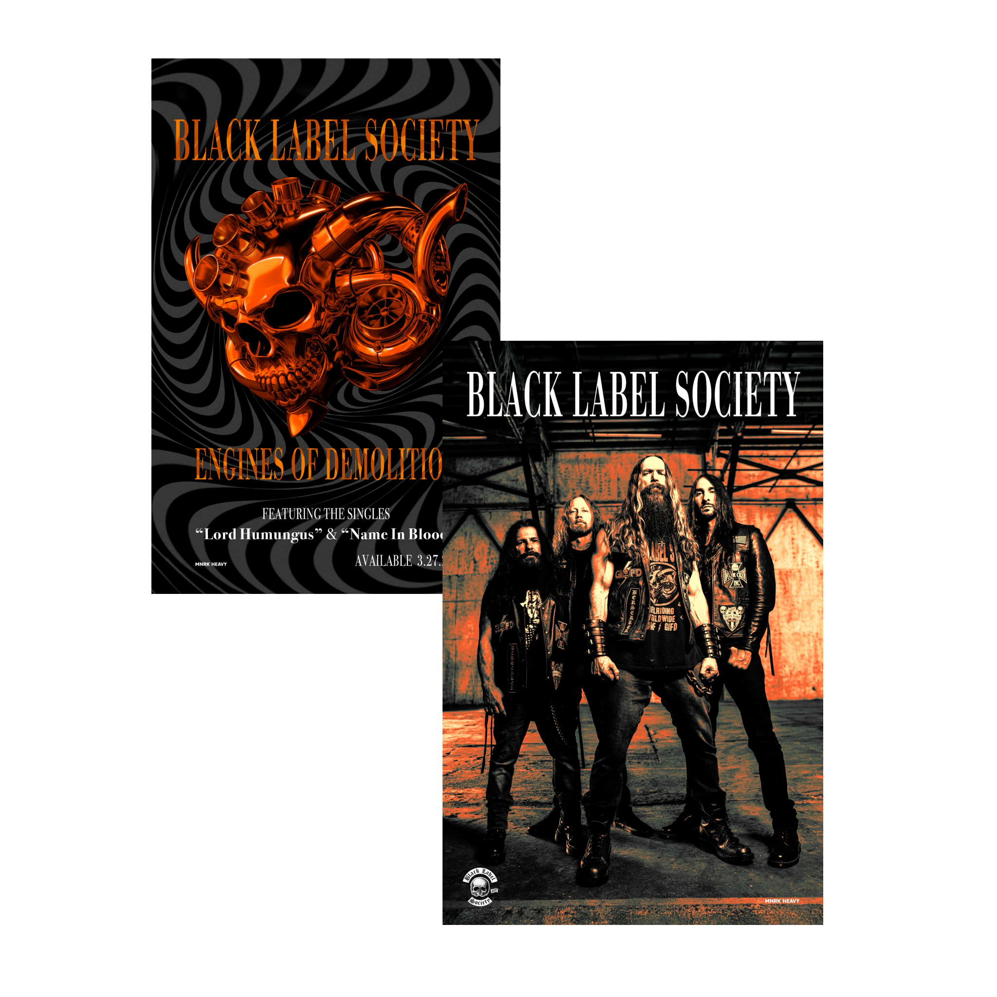 BLACK LABEL SOCIETY 'ENGINES OF DEMOLITION' LP (Blood Orange Vinyl)