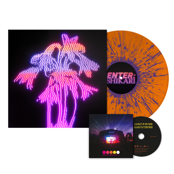 ENTER SHIKARI ‘DANCING ON THE FRONTLINE’ LP + BLU-RAY (Limited Edition – Only 300 Made, Bio Orange w/ Bio Purple Splatter Vinyl)