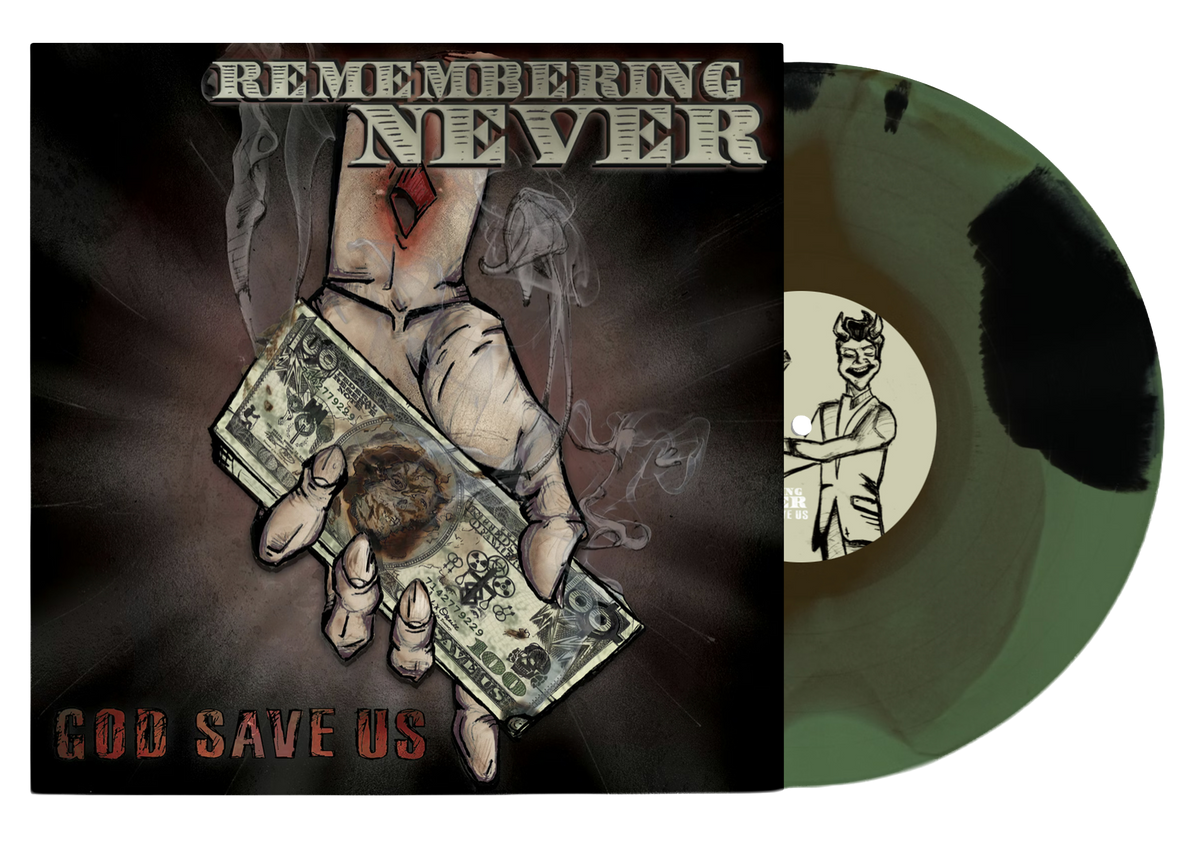 REMEMBERING NEVER'GOD SAVE US' LP (Exclusive ' Limited to 250, Gold/Olive/Black Vinyl)