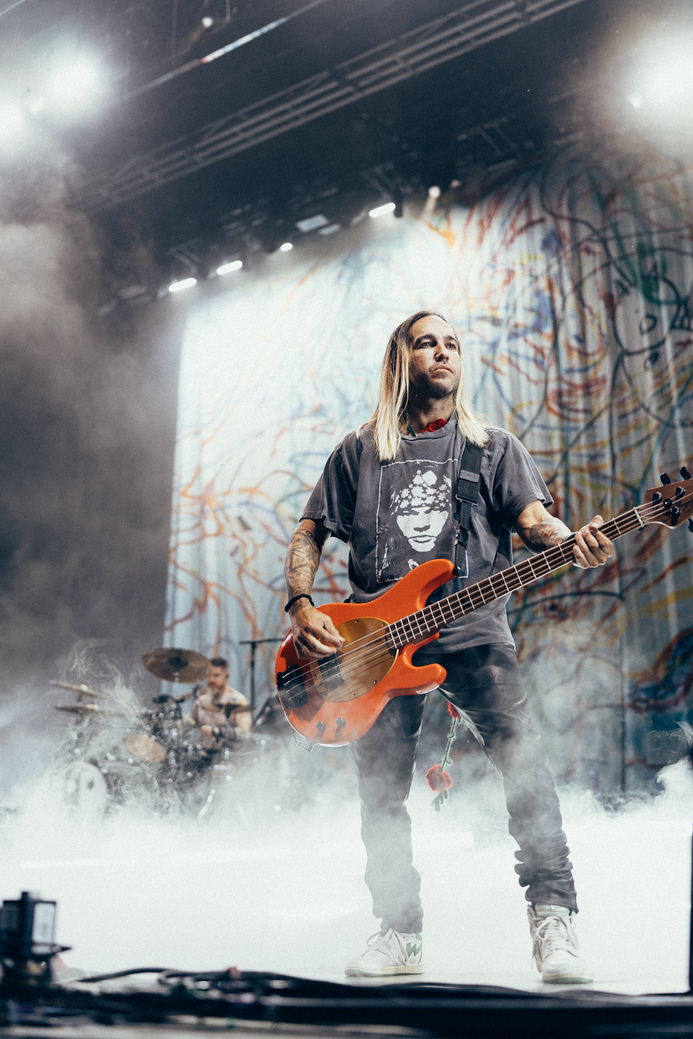 メンテ済 Squiei by Fender Pete Wentz FOB Open Box Squier Pete Wentz Signature P Bass Black | Guitar